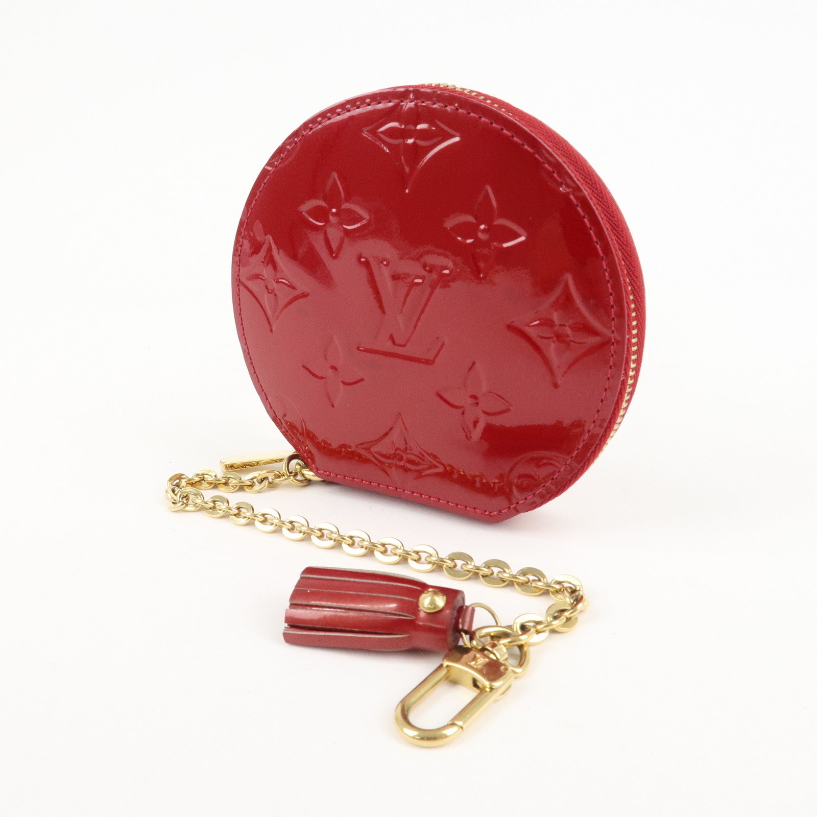 Louis Vuitton Monogram Vernis Porte Monnaie Chapeau M91417 Used