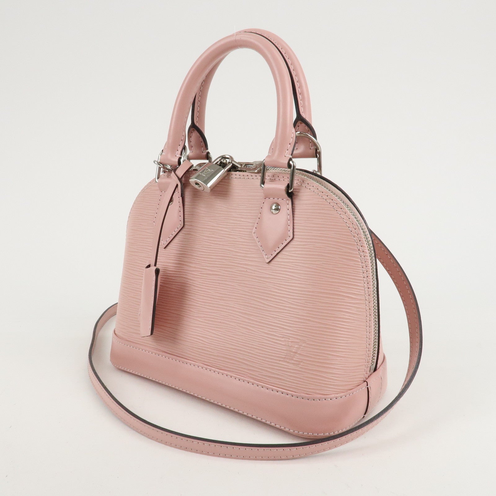 Louis Vuitton Epi Alma BB 2Way Hand Bag Rose Ballerine M41327