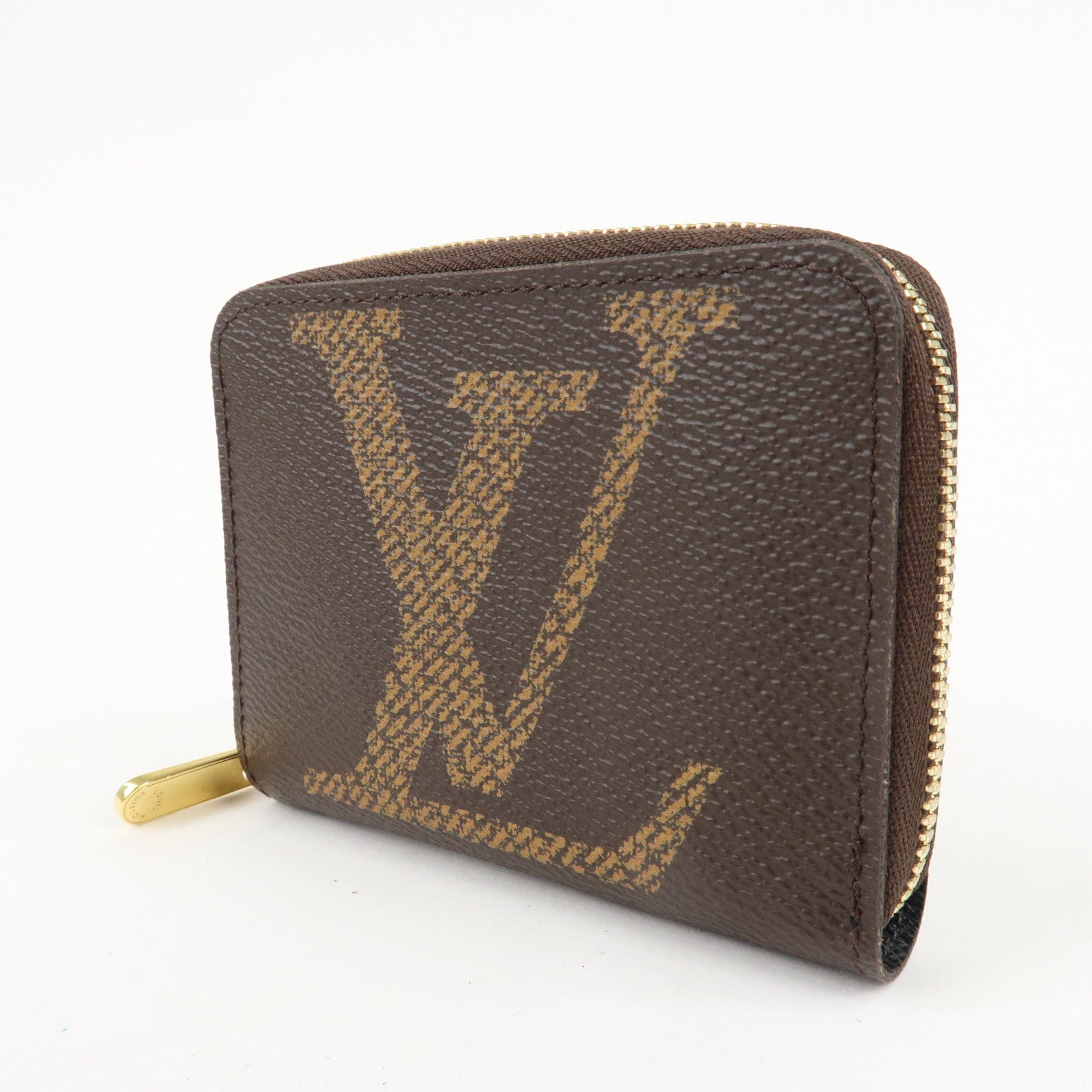 Louis Vuitton Monogram Giant Zippy Coin Case Brown M69354