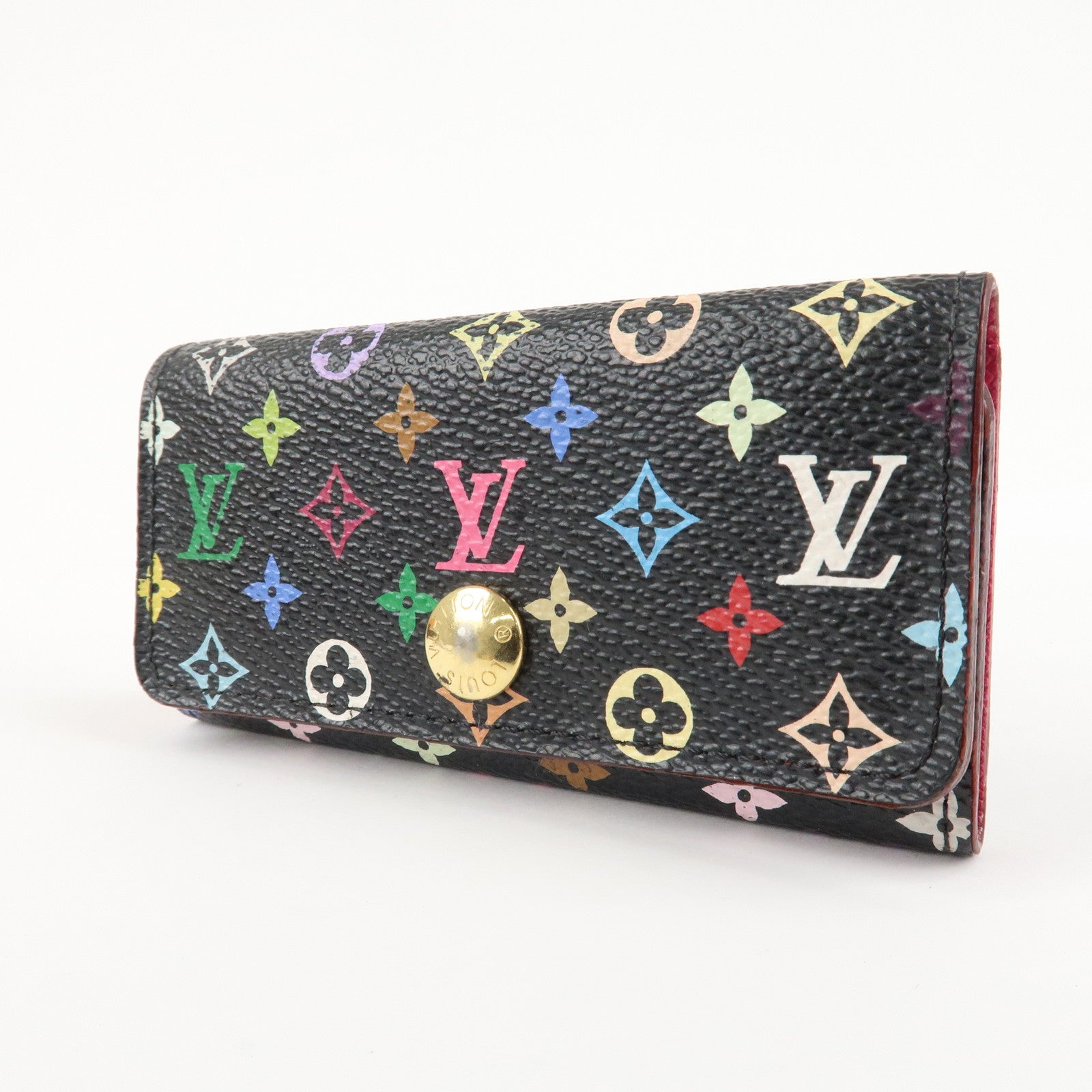 Louis Vuitton Monogram Multicolor Multicles 4 Key Case Noir M93732 Used