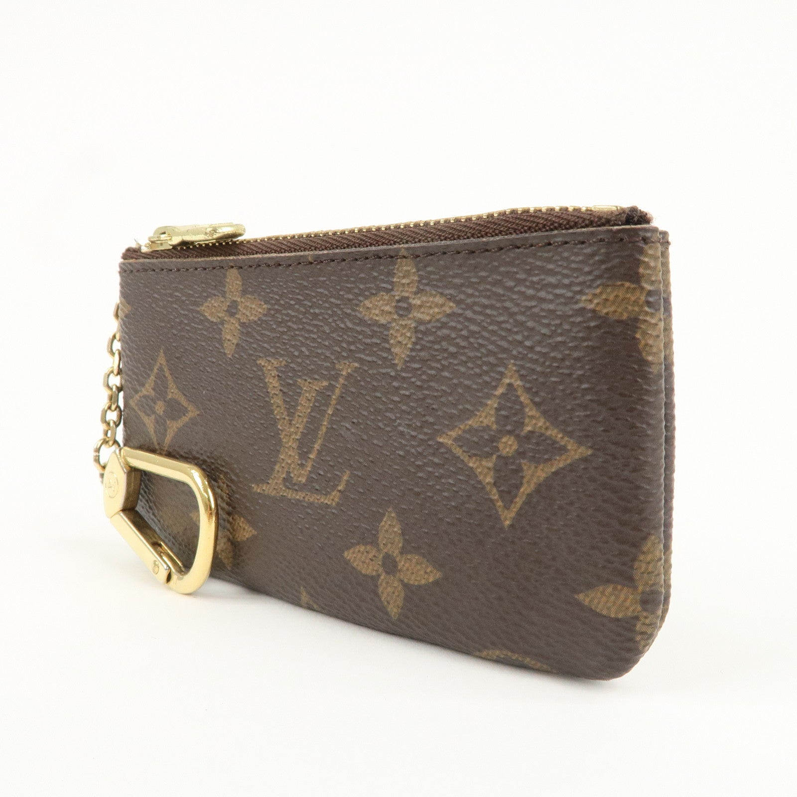 Louis Vuitton Monogram Pochette Cles Coin Case Key Case  M62650