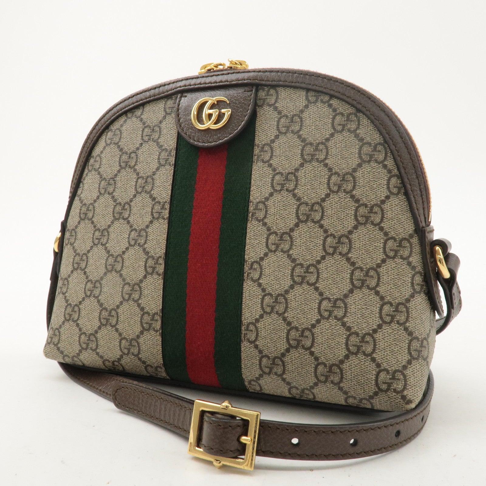 GUCCI Ophidia GG Supreme Leather Shoulder Bag 499621