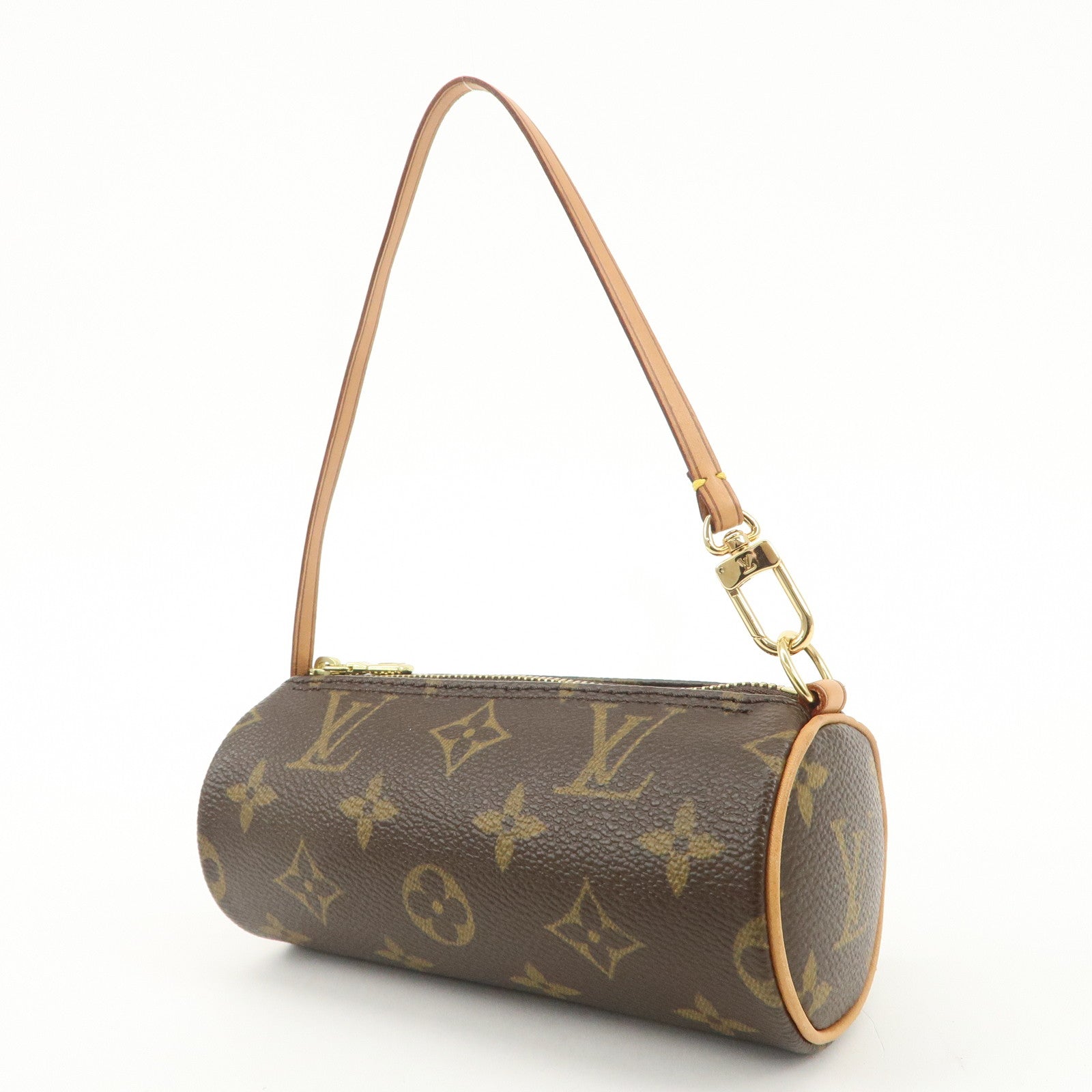 Louis Vuitton Monogram Pouch for Papillon Bag Hand Bag Brown Used