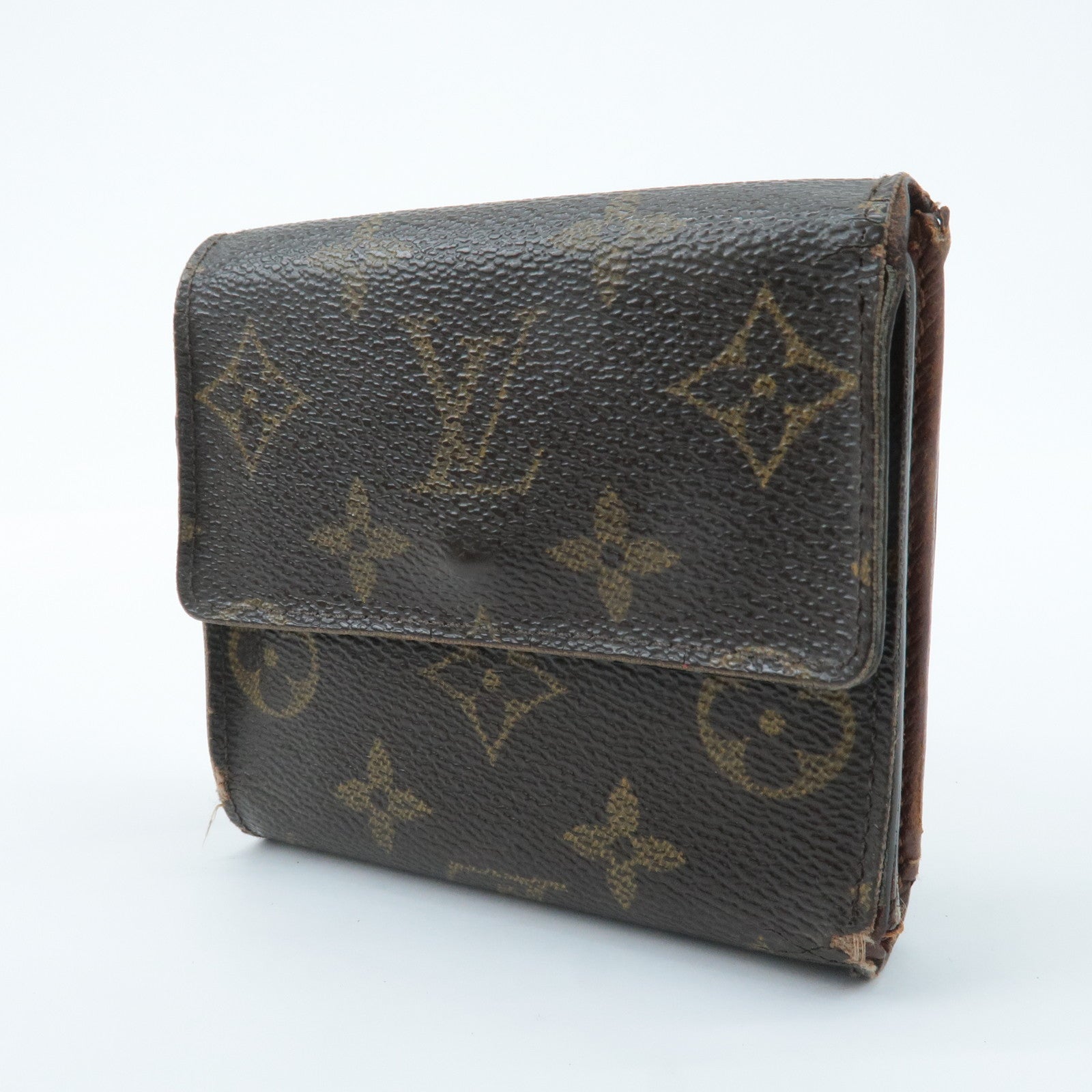 Louis Vuitton Monogram Set of 3 Wallet Brown M61652 M61675 Used