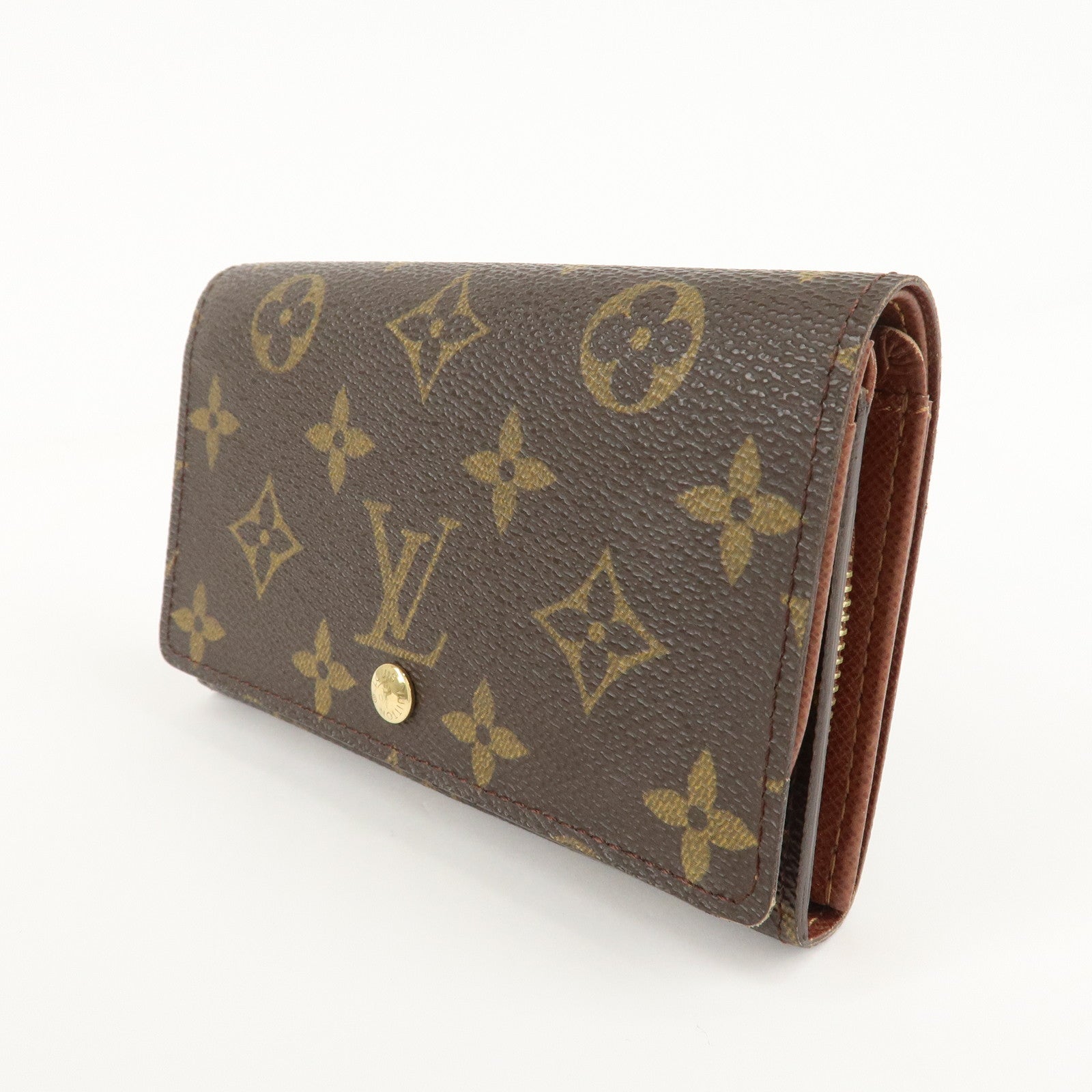 Louis Vuitton Monogram Porte Monnaie Billets Tresor Wallet M61730