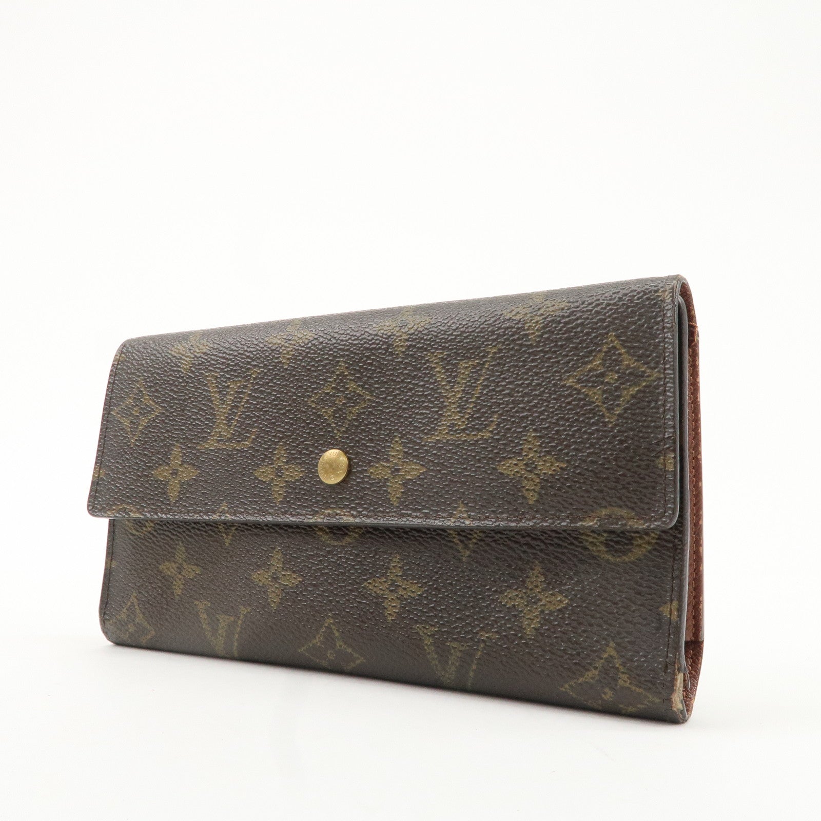 Louis Vuitton Monogram Porte Tresor International Wallet M61215 Used
