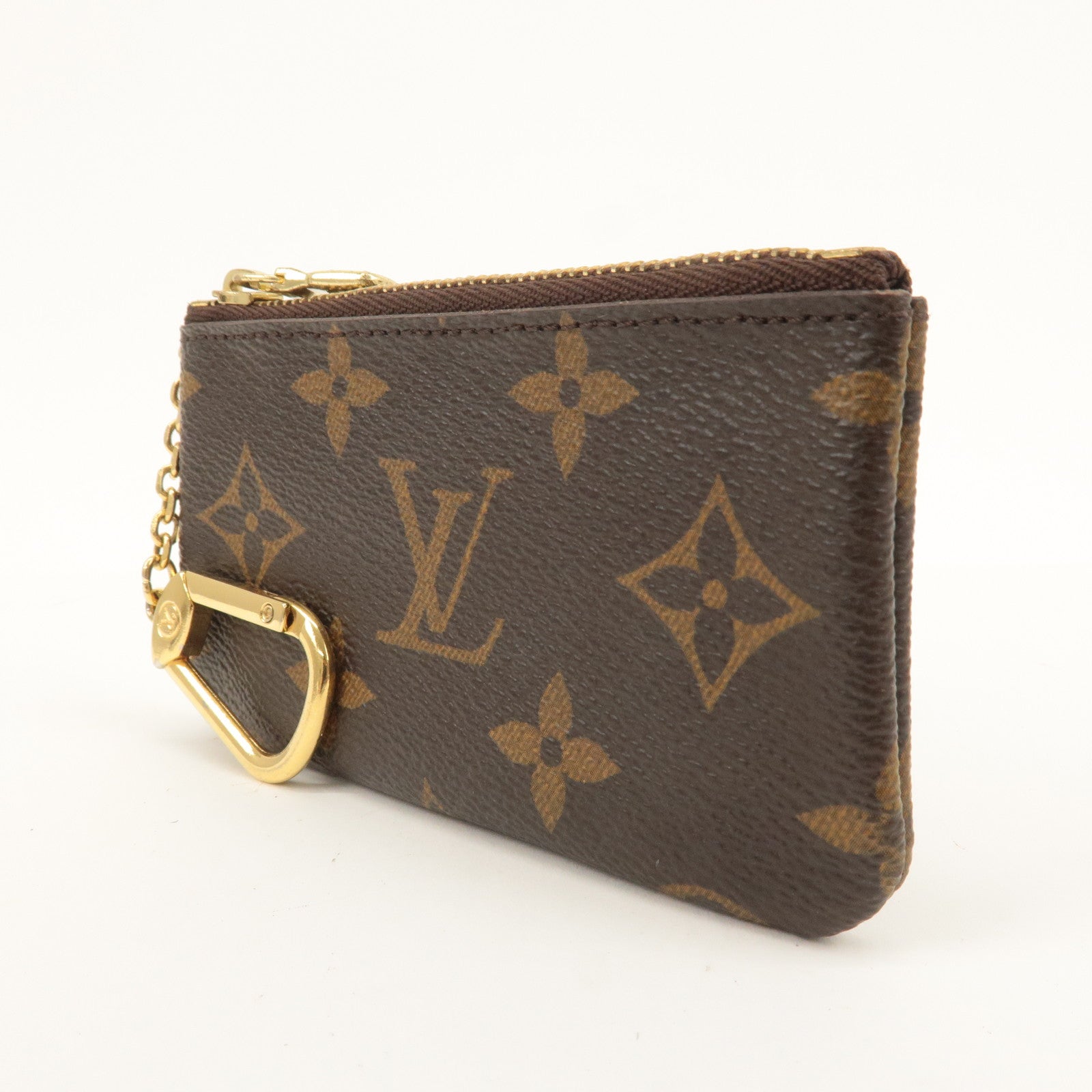 Louis Vuitton Monogram Pochette Cles Coin Case Key Case M62650