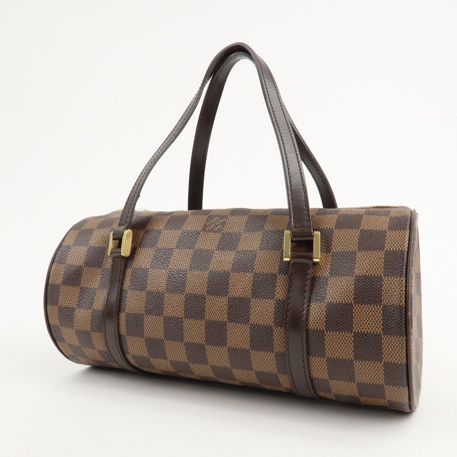 Louis Vuitton Damier Ebene Papillon 26 Hand Bag Brown N51304