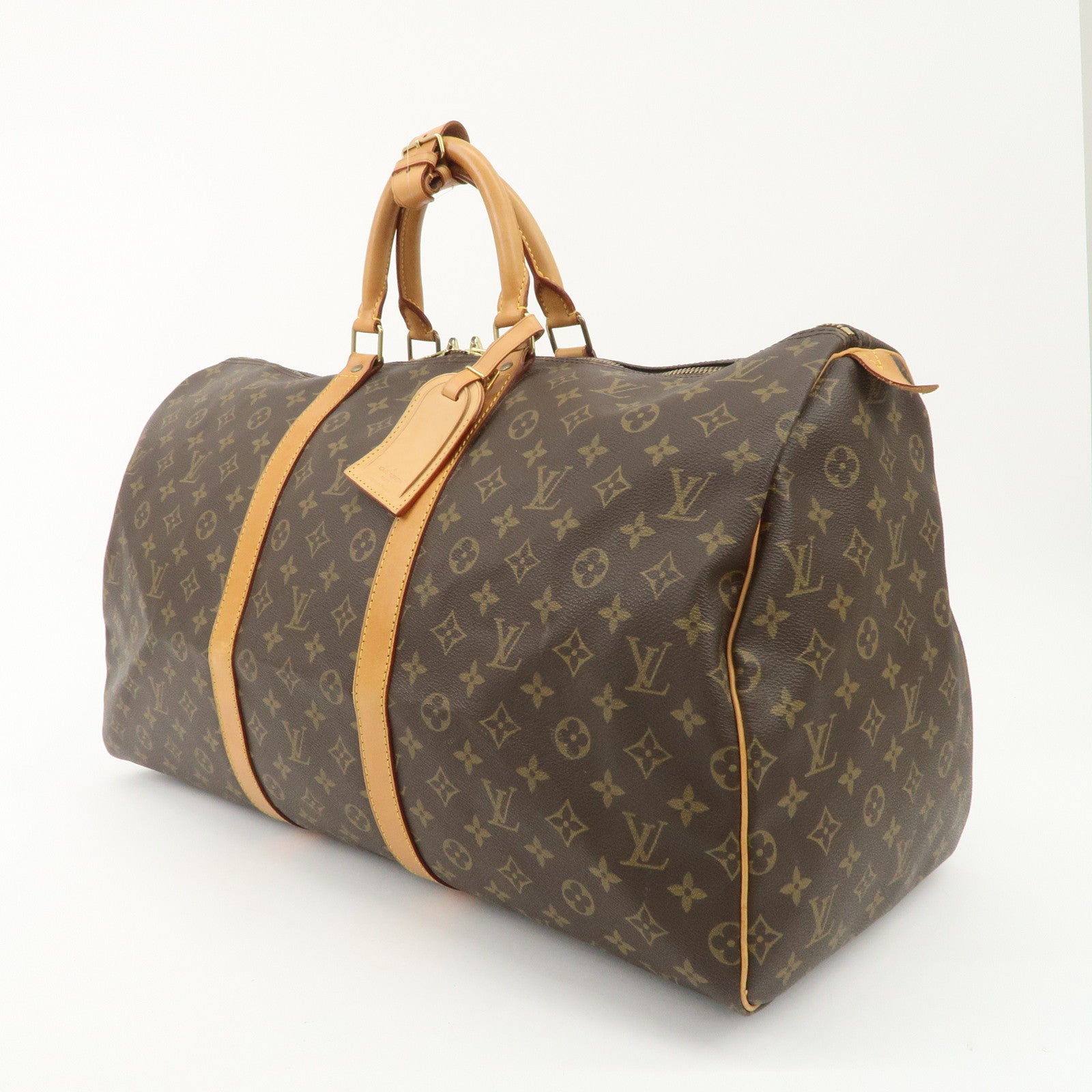 Louis Vuitton Monogram Keep All 55 Boston Bag Travel Bag M41424 Used