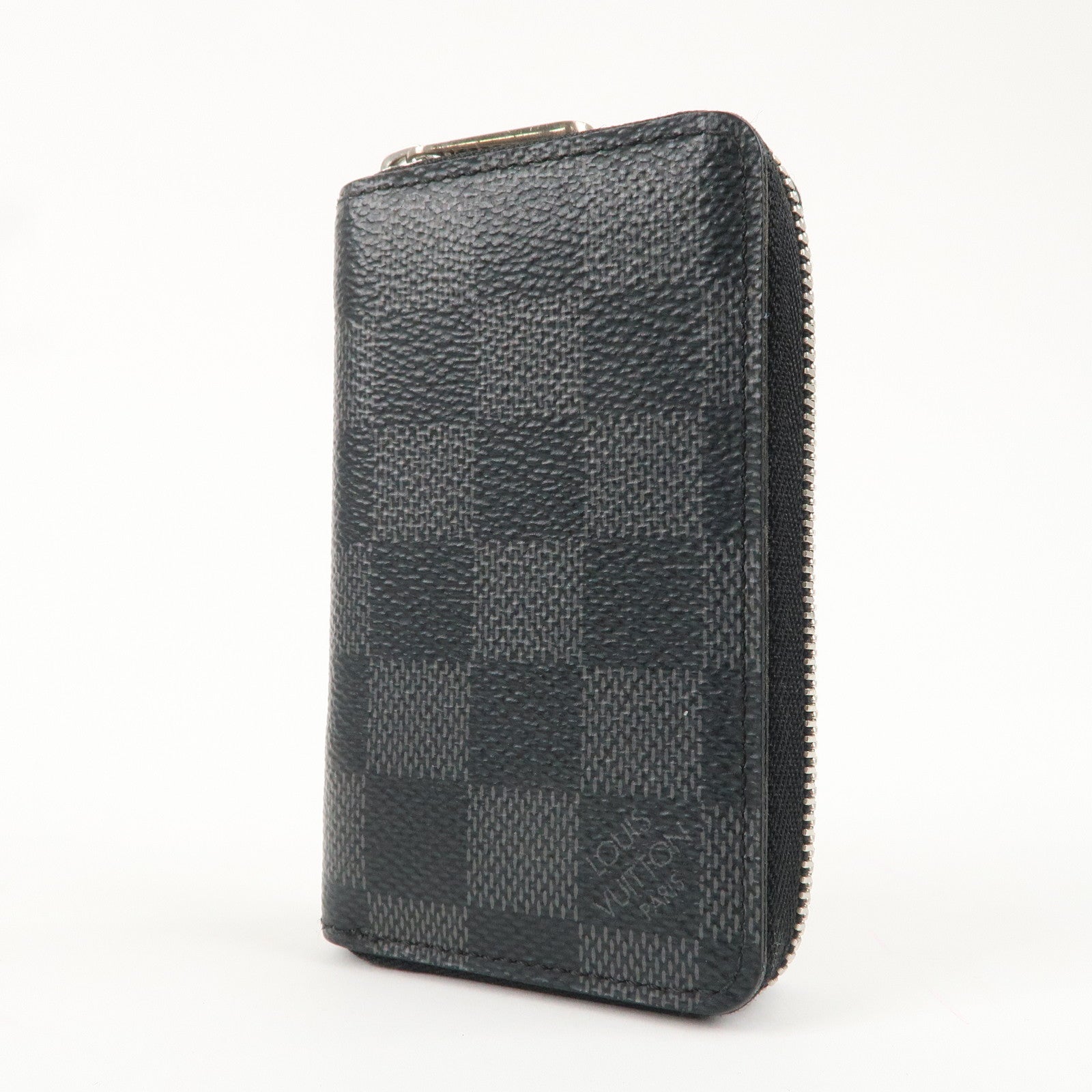 Louis Vuitton Damier Graphite Zippy Coin Purse Coin Case N63076