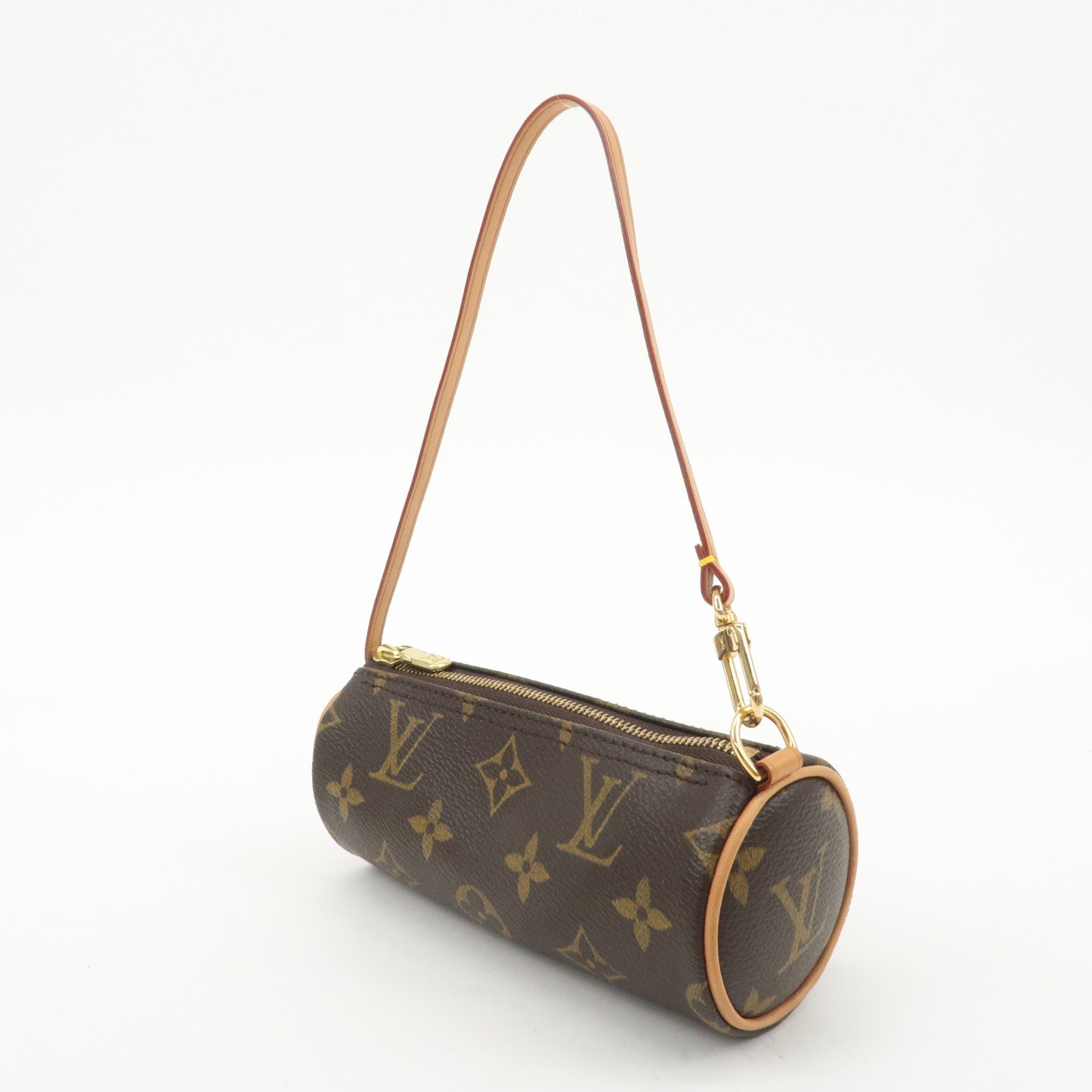 Louis Vuitton Monogram Mini Pouch for Papillon Bag Brown