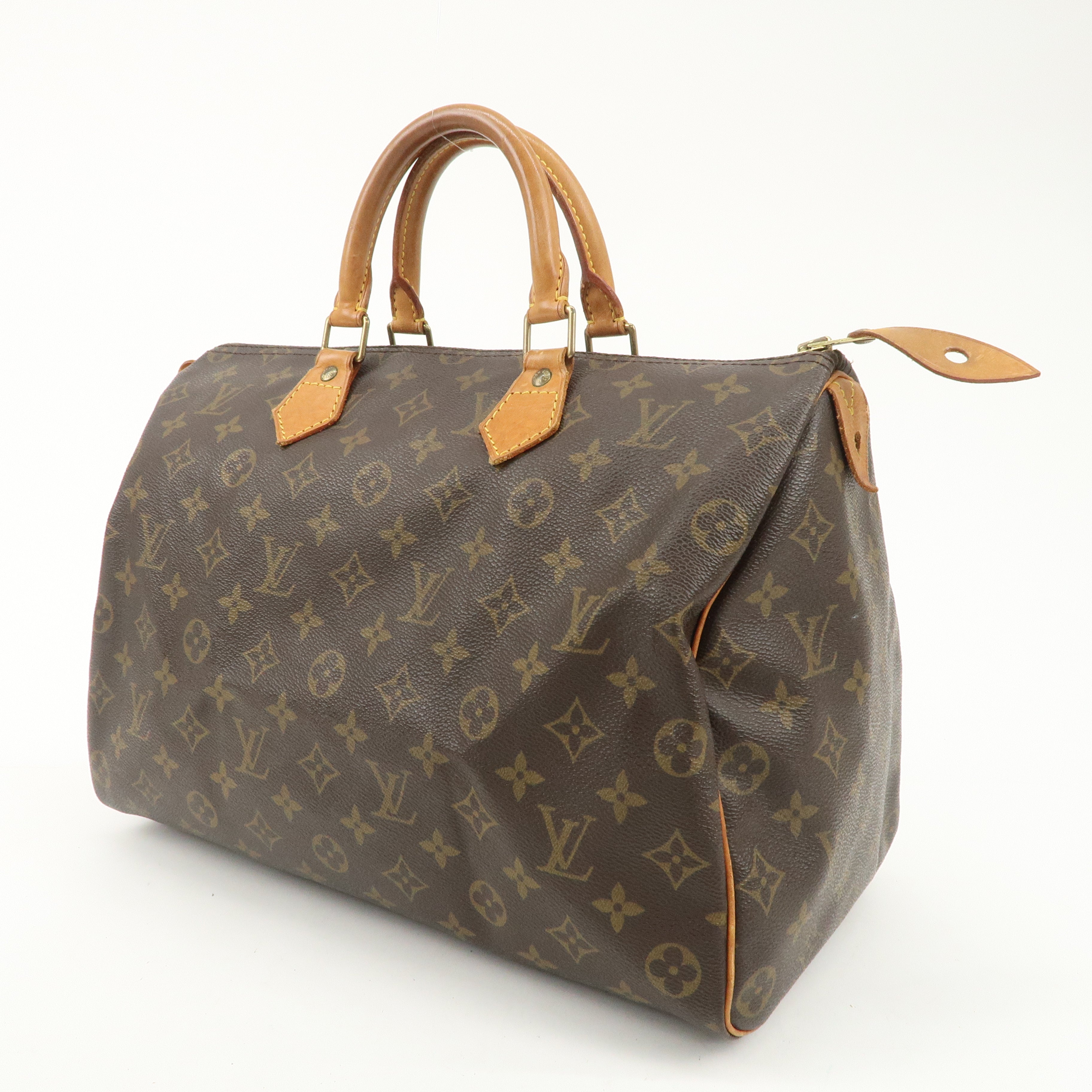 Louis Vuitton Monogram Speedy 35 Hand Bag Boston Bag M41524 Used