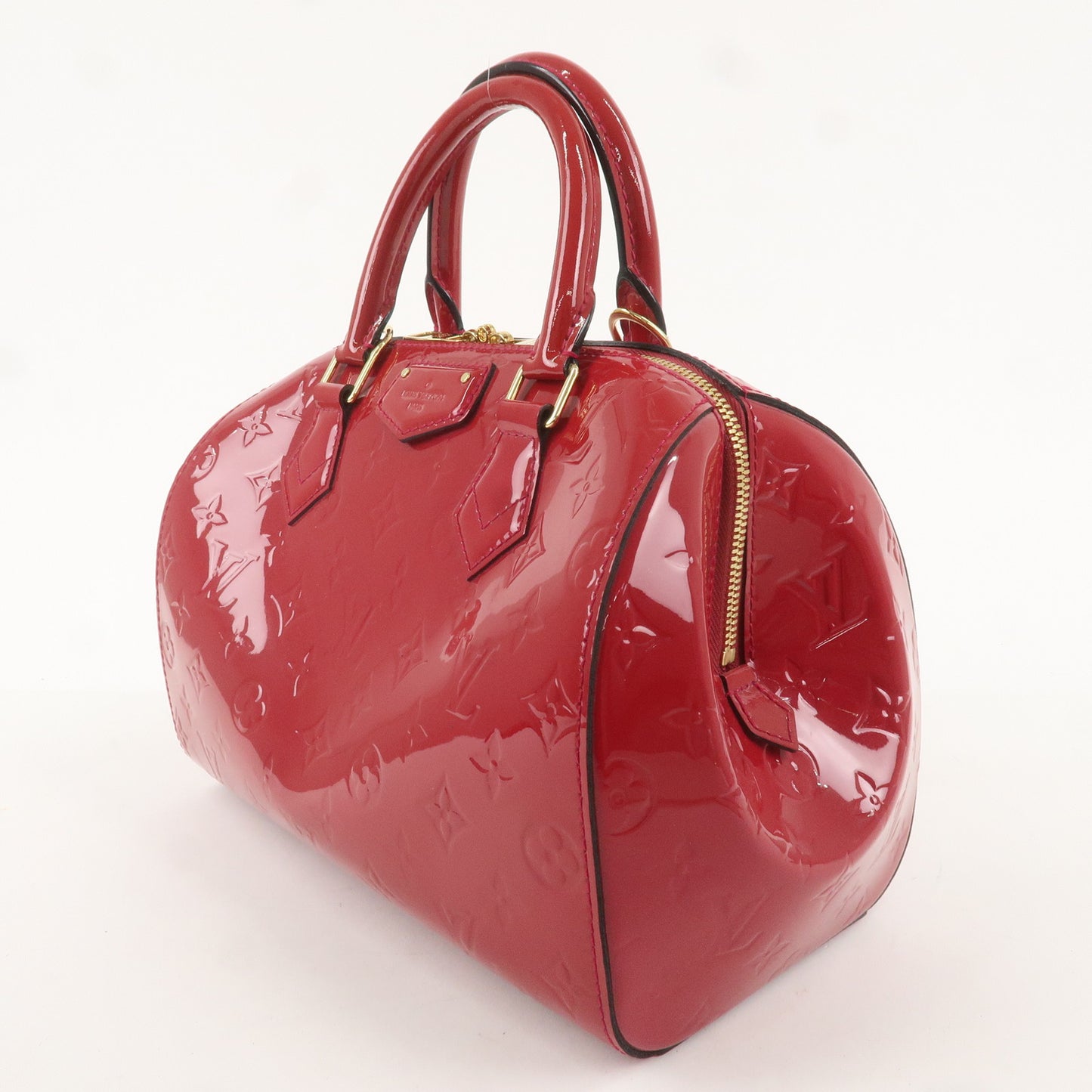 Louis Vuitton Monogram Vernis Montana Hand Bag Rose Indien M90084