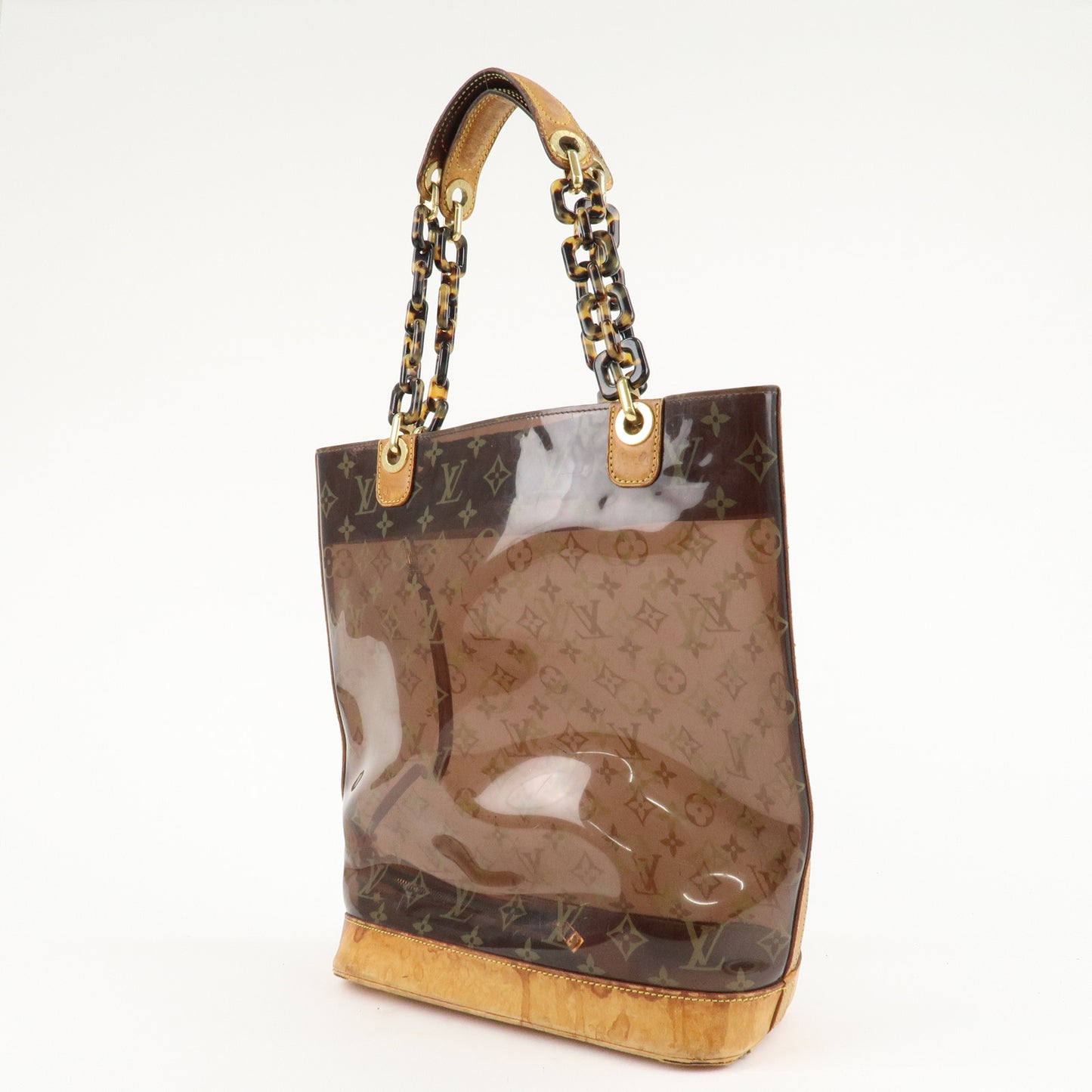 Louis Vuitton Monogram Vinyl Cabas Ambre MM Tote Bag M92501