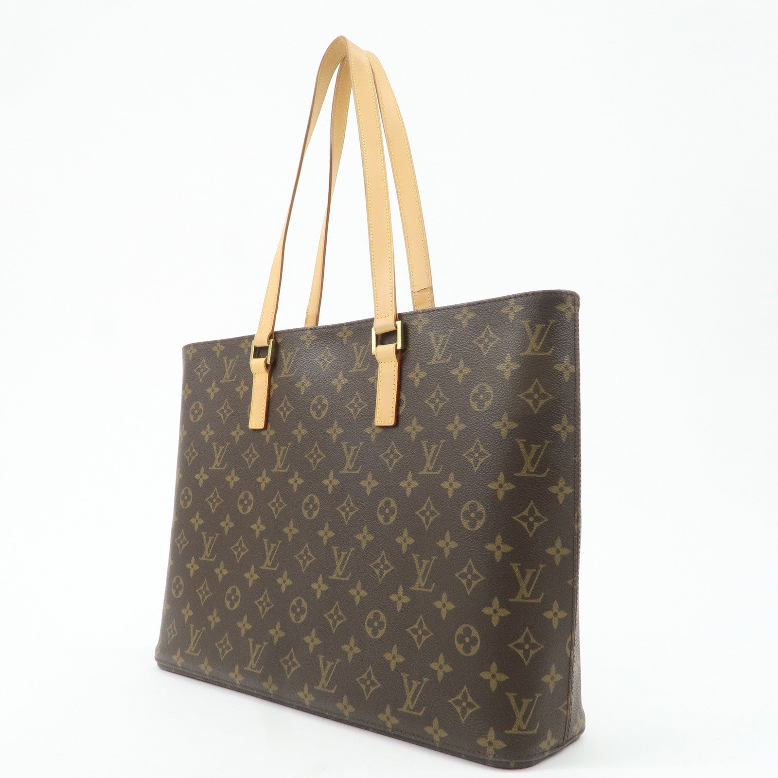 Louis Vuitton Monogram Luco Tote Bag Hand Bag Brown M51155