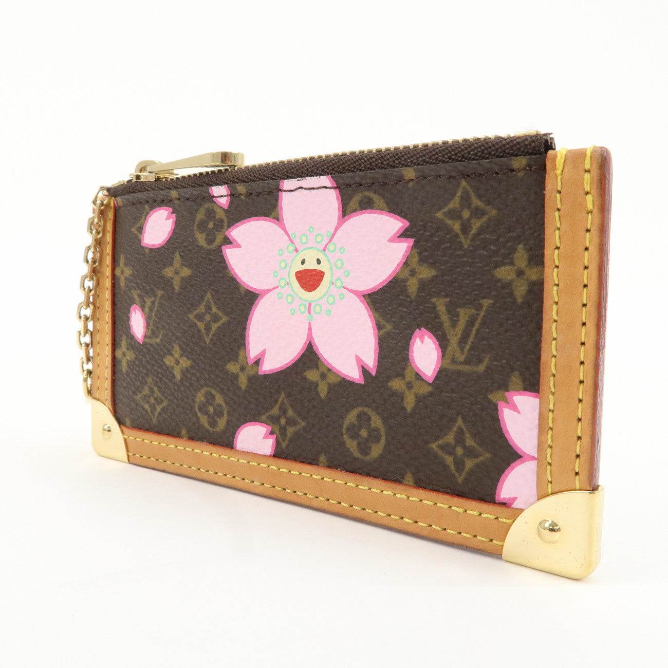 Louis Vuitton Cherry Blossom Pochette Cles Coin Case M92015