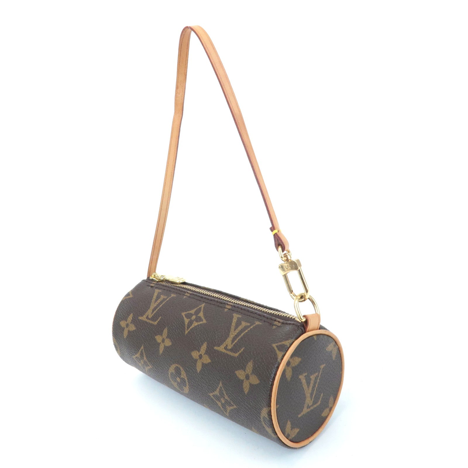 Louis Vuitton Monogram Mini Pouch for Papillon Bag Brown