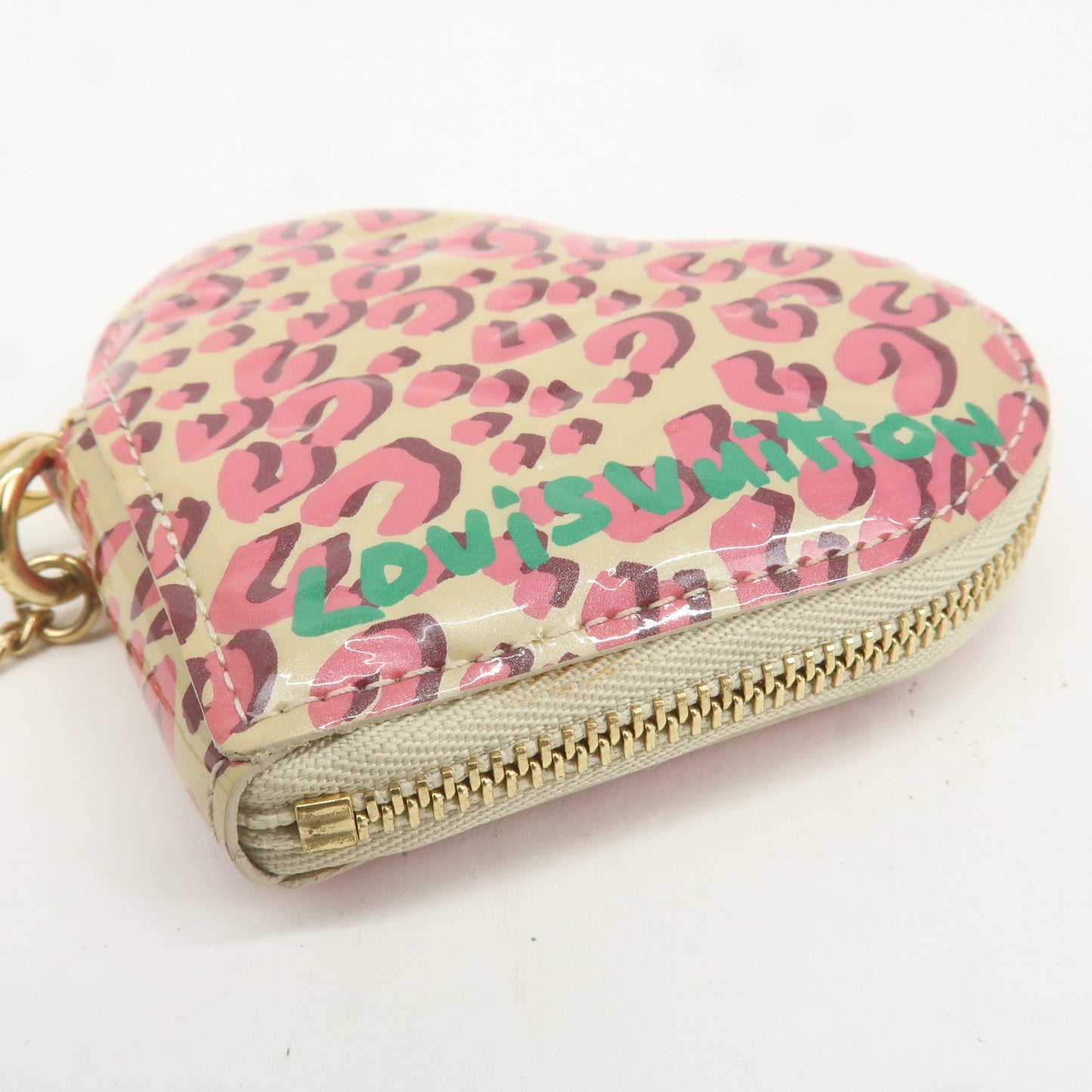 Louis Vuitton Monogram Vernis Porte Monnaie Coeur Coin Case M91473