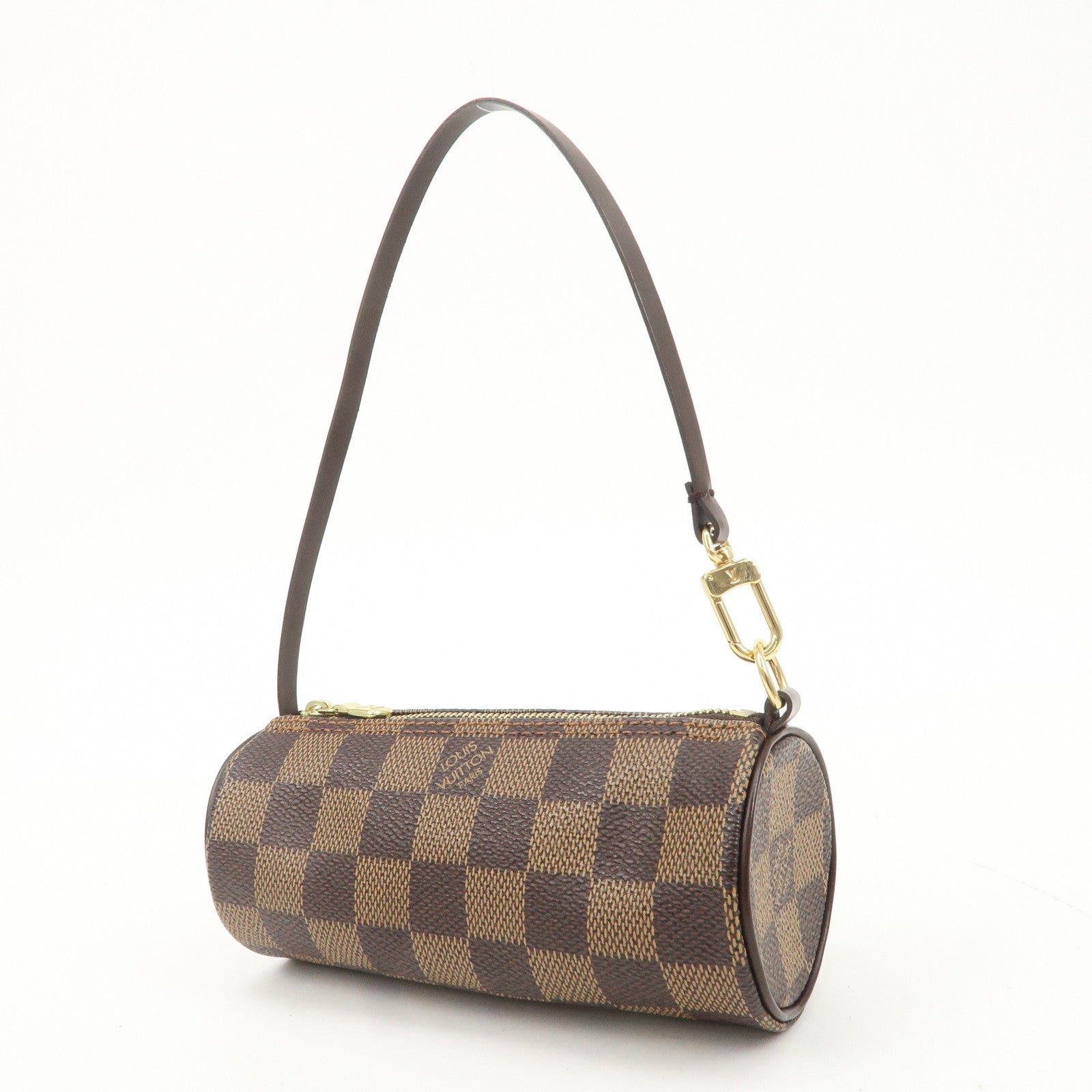 Louis Vuitton Damier Mini Pouch for Papillon Bag Brown Used