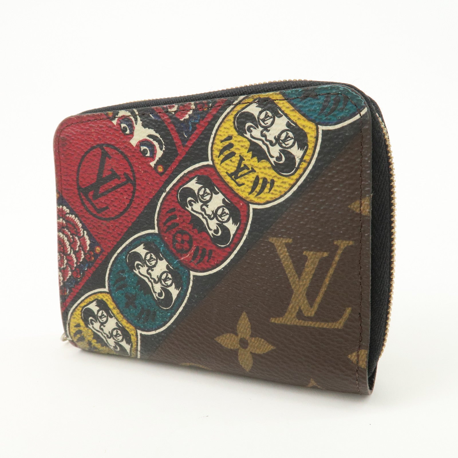 Louis Vuitton Monogram Zippy Coin Purse Kansai Yamamoto M67250 Used