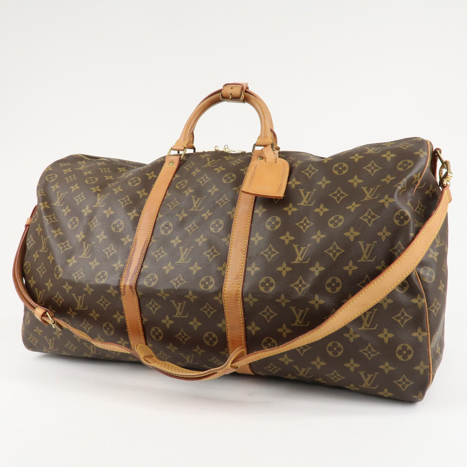 Louis Vuitton Monogram Keep All Bandouliere 60 Bag M41412