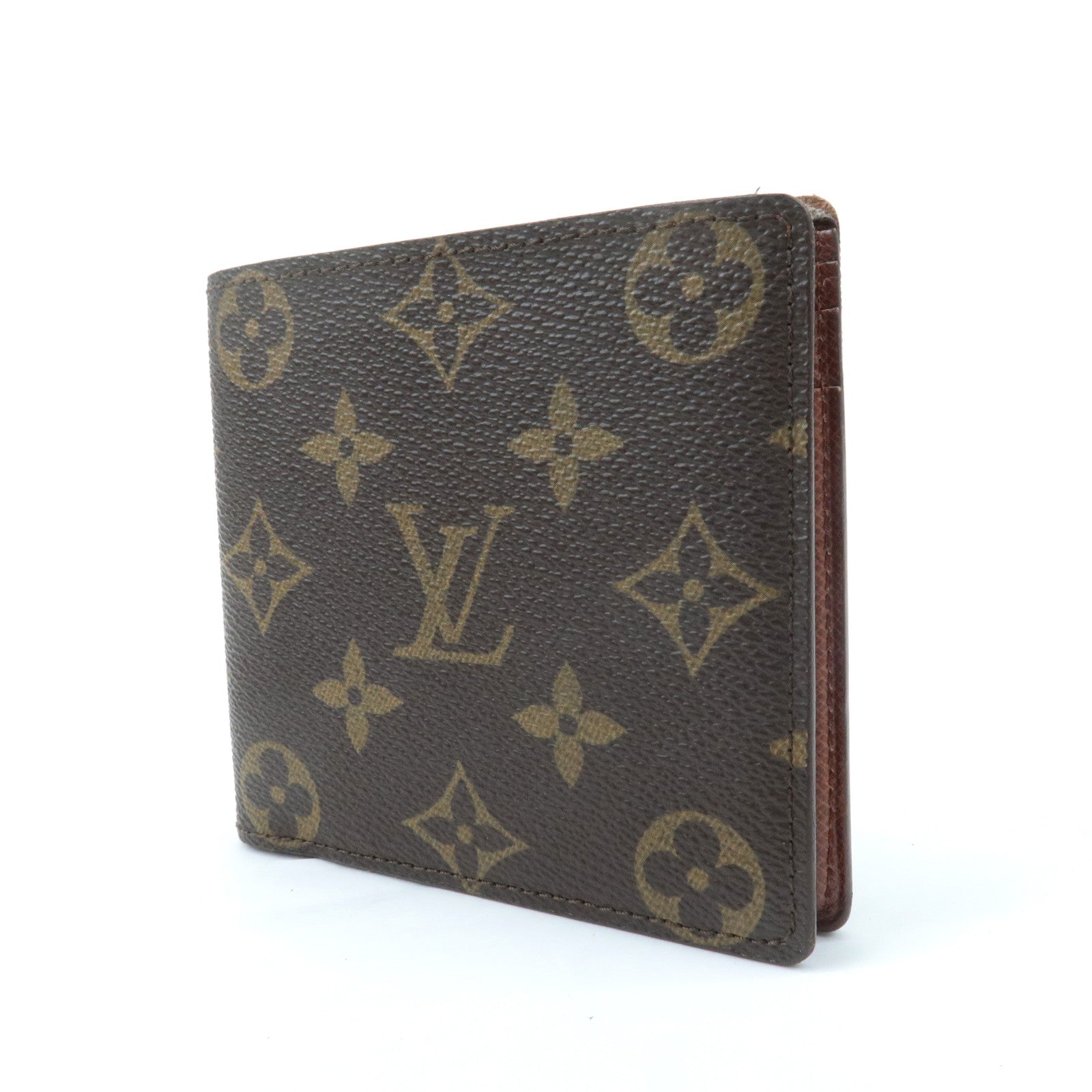 Louis Vuitton Monogram Porte Billets Carte Credit Brown M60879 Used