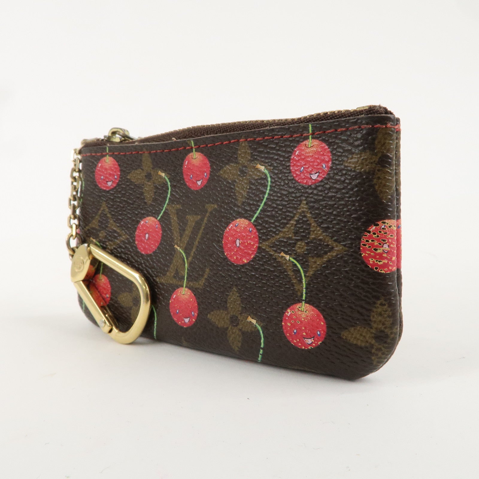 Louis Vuitton Monogram Cherry Pochette Cles Coin Case M95042