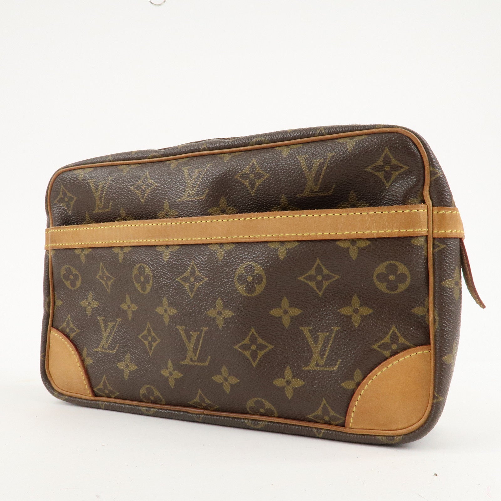 Louis Vuitton Monogram Compiegne 28 Pouch Clutch Bag M51845