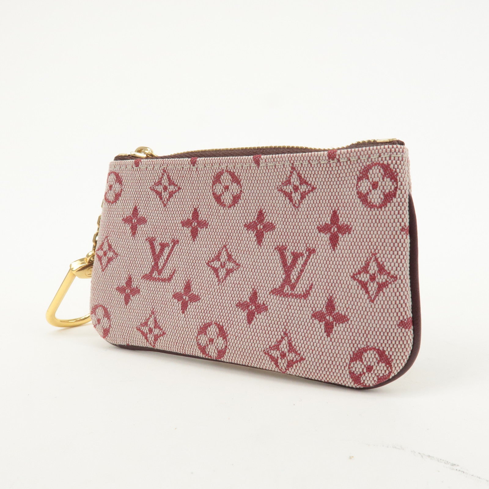 Louis Vuitton Monogram Mini Pochette Cles Coin Case Cerise M92238