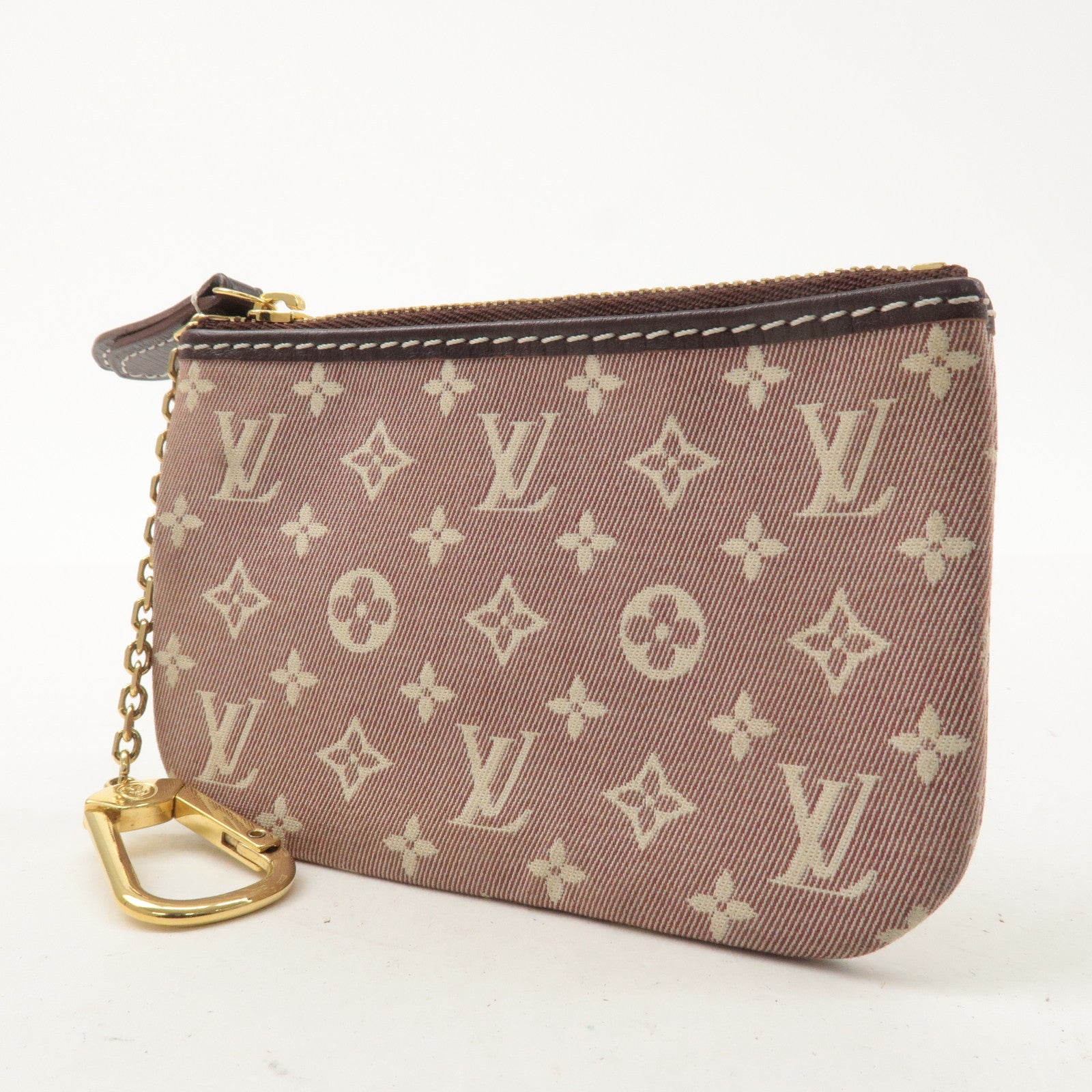 Louis Vuitton Monogram Idylle Pochette Cles Coin Case Sepia M62996