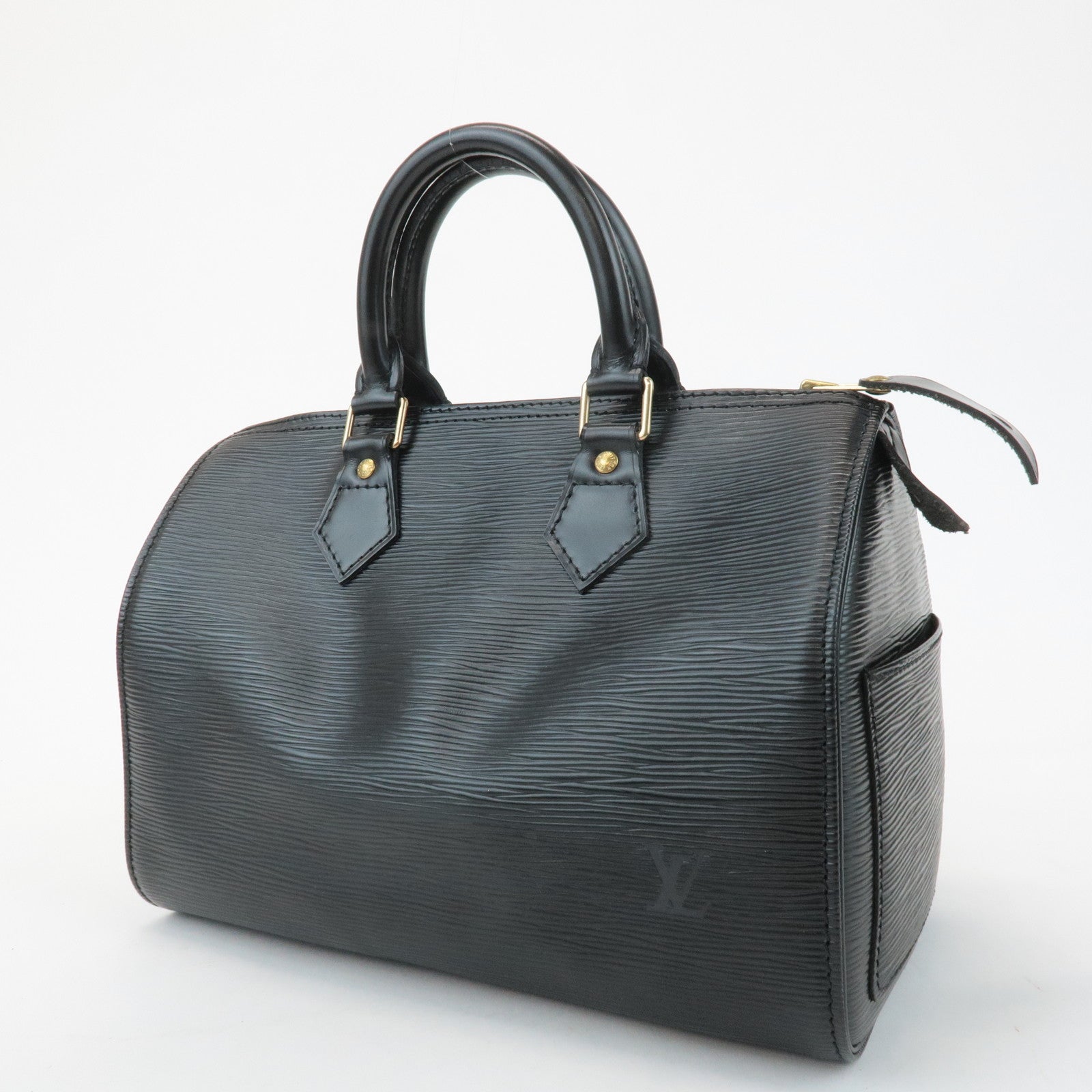 Louis Vuitton Epi Speedy 25 Boston Bag Hand Bag Noir M43012 Used