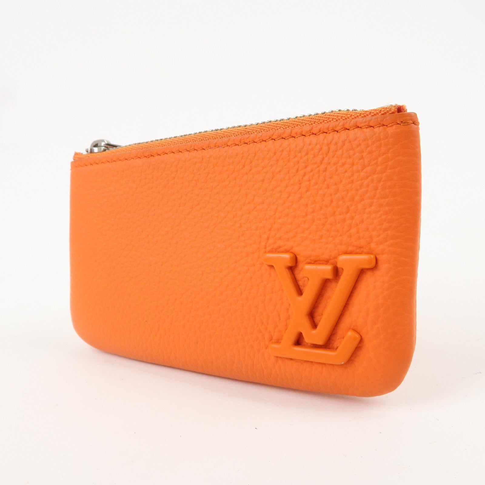 Louis Vuitton Aerogram Pochette Cles Coin Case Orange M81032