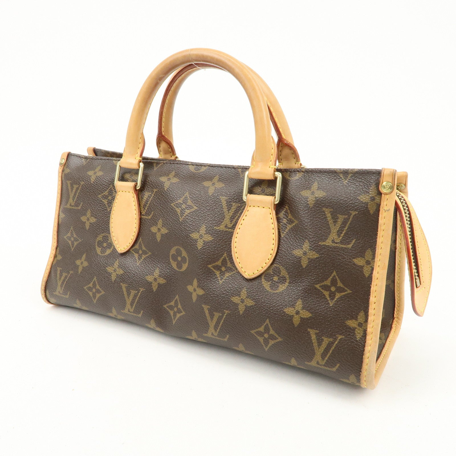 Louis Vuitton Monogram Popincourt Hand Bag Brown M40009 Used