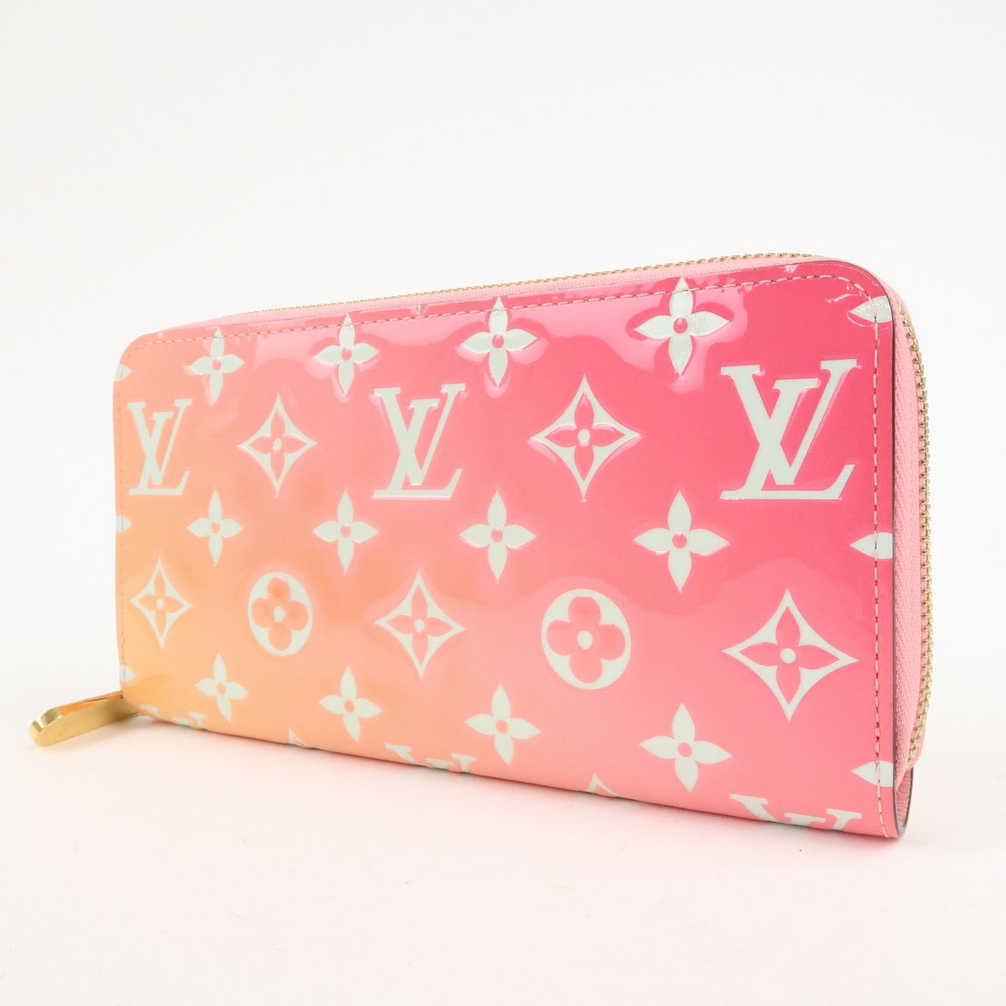 Louis Vuitton Monogram Vernis Zippy Wallet Sunrise Gradient