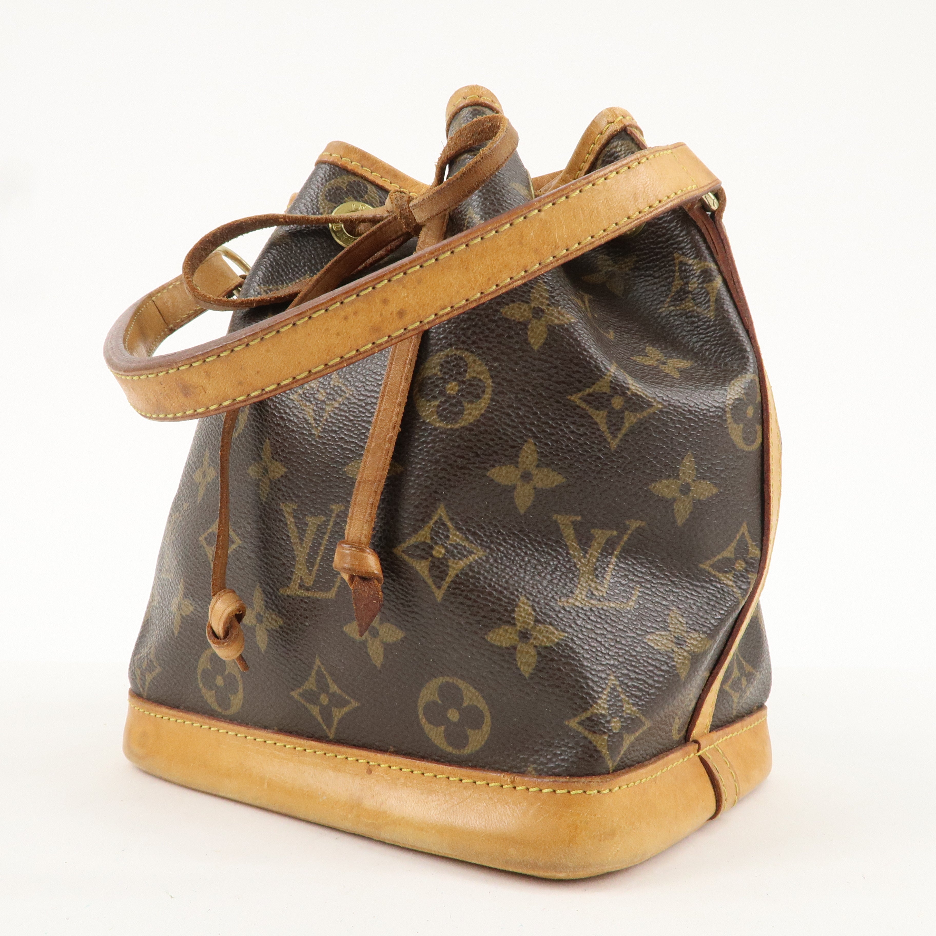 Louis Vuitton Monogram Mini Noe Hand Bag Brown M42227