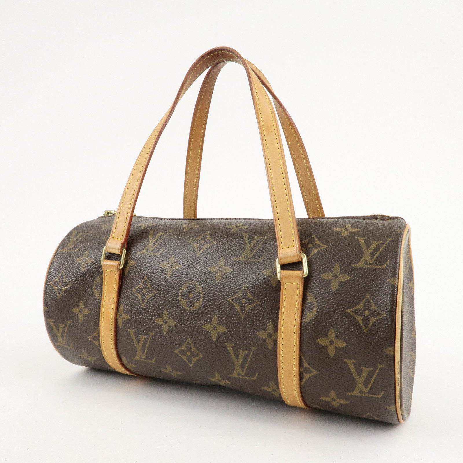 Louis Vuitton Monogram Papillon 26 Hand Bag Brown M51386