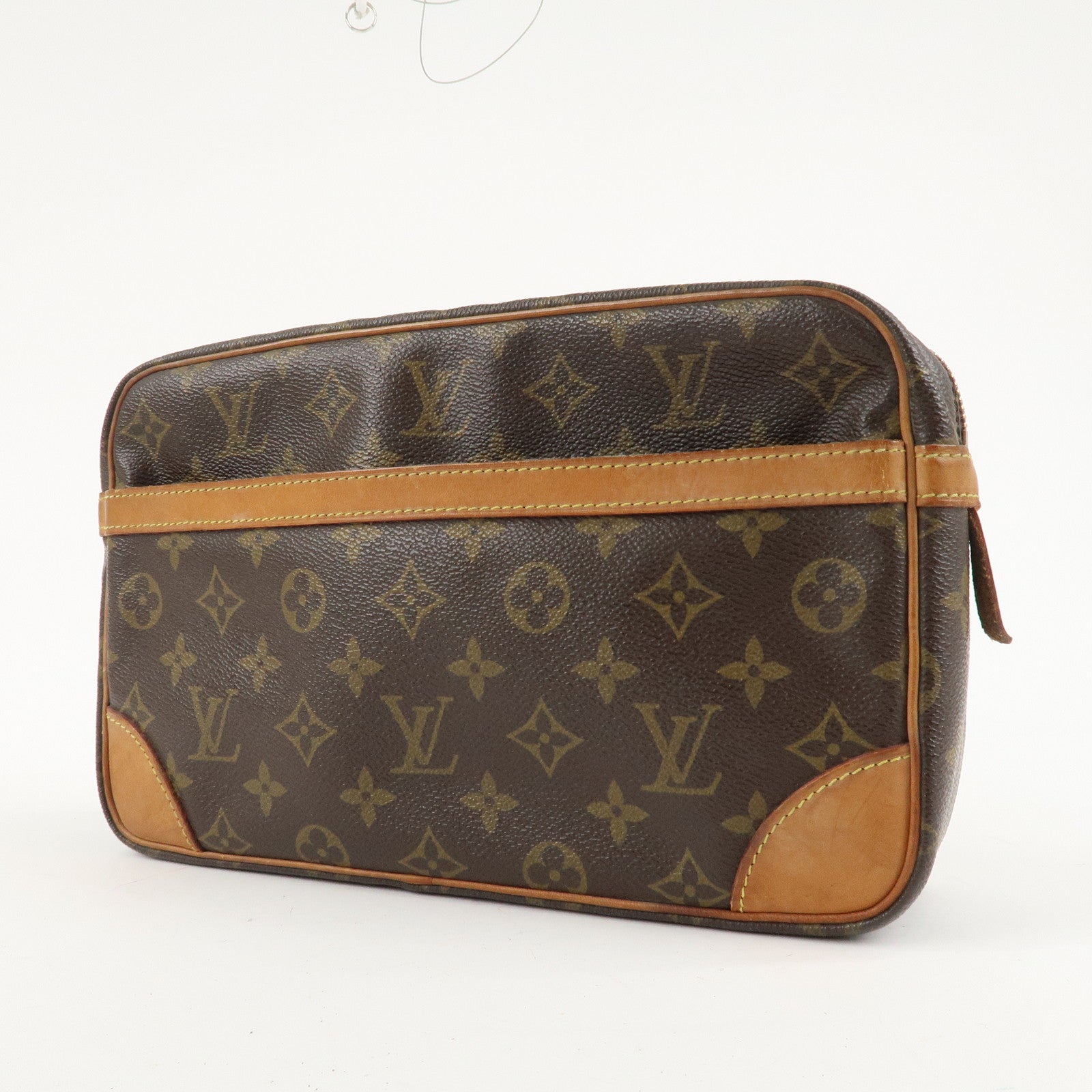 Louis Vuitton Monogram Compiegne 28 Pouch Clutch Bag M51845