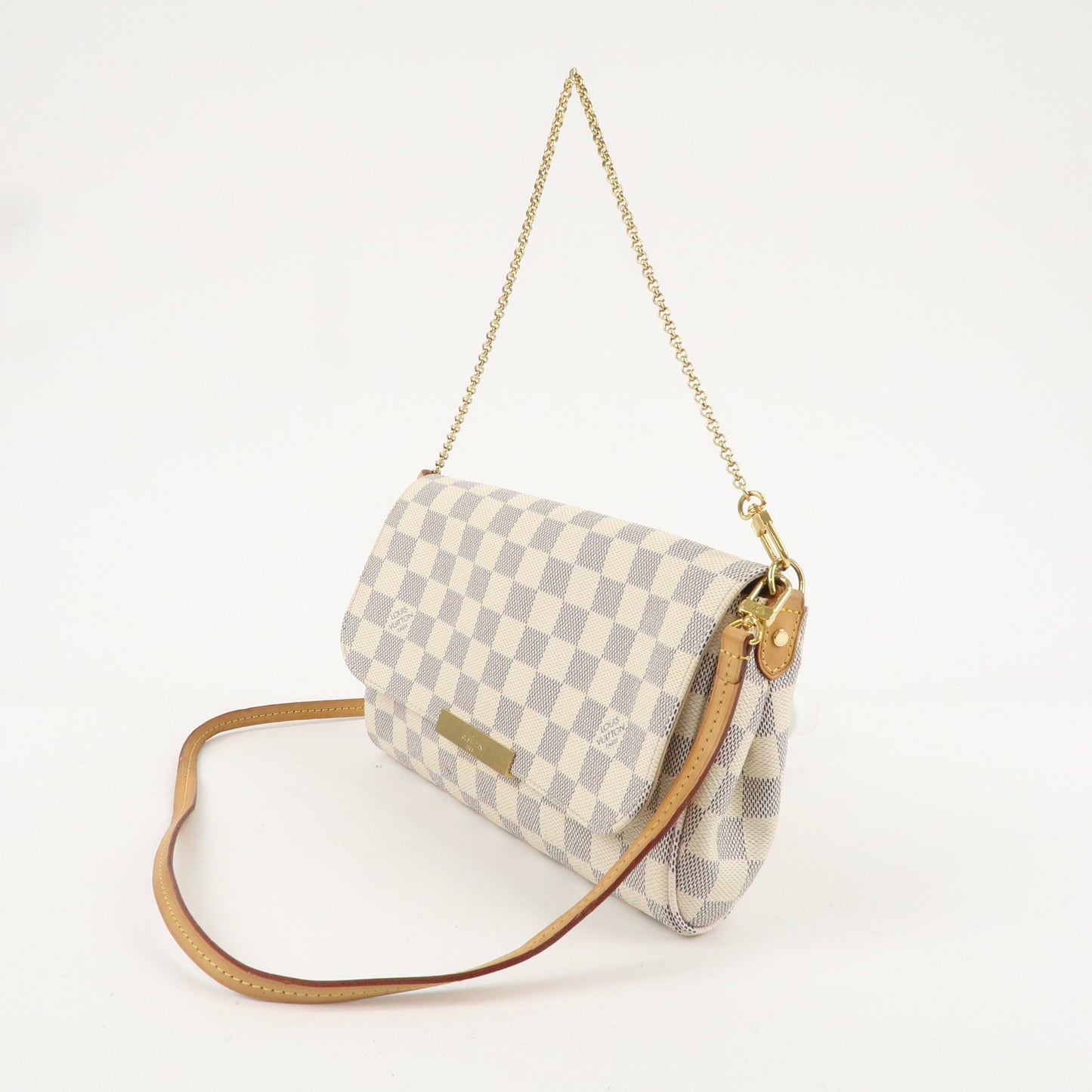 Louis Vuitton Damier Azur Favorite MM 2Way Bag Shoulder Bag N41275