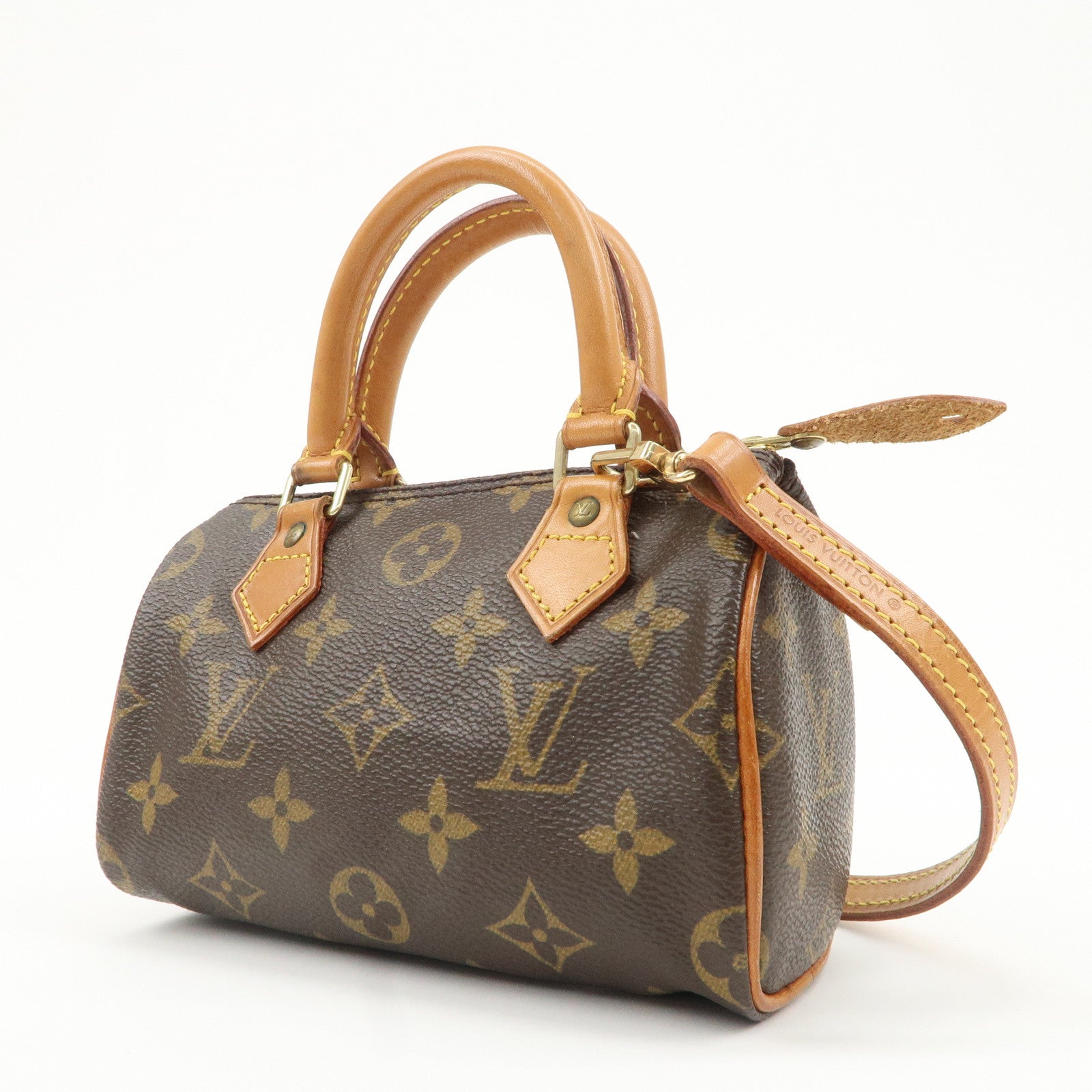 Louis Vuitton Monogram Mini Speedy & Strap M41534 J00145