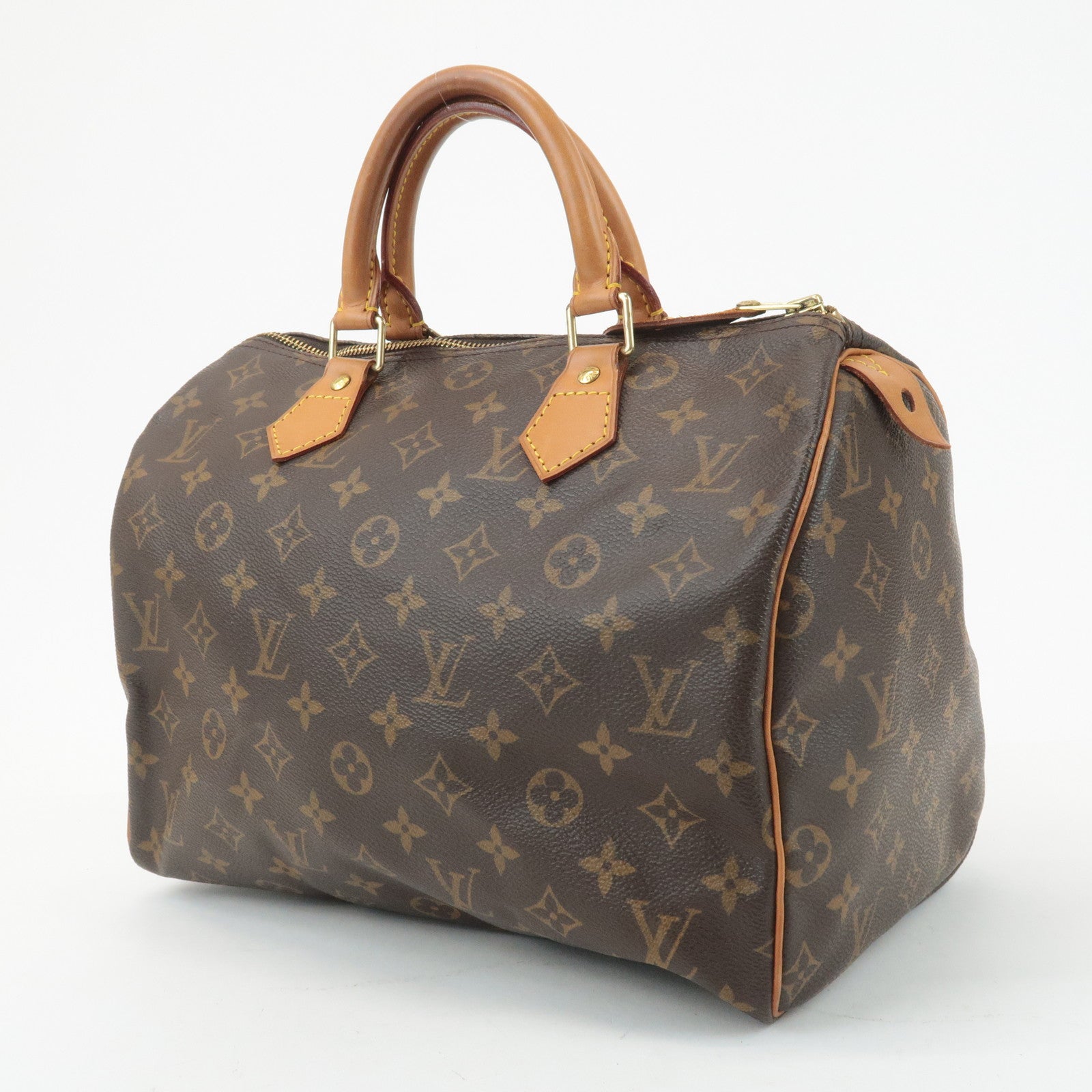 Louis Vuitton Monogram Speedy 30 Hand Bag Boston Bag M41108 Used