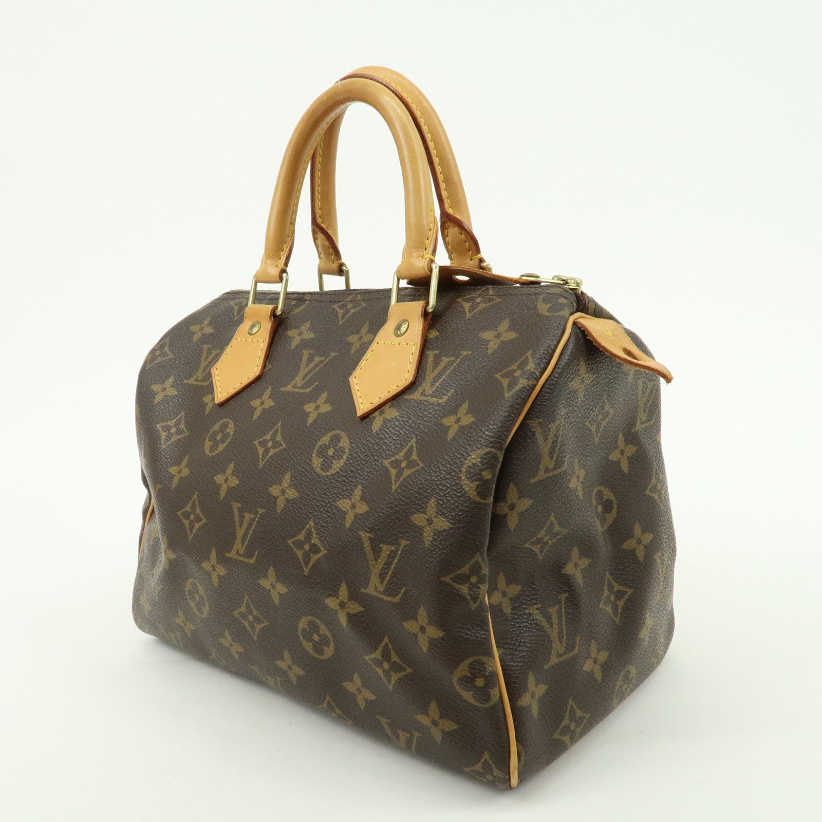 Louis Vuitton Monogram Speedy 25 Hand Bag Boston Bag M41528