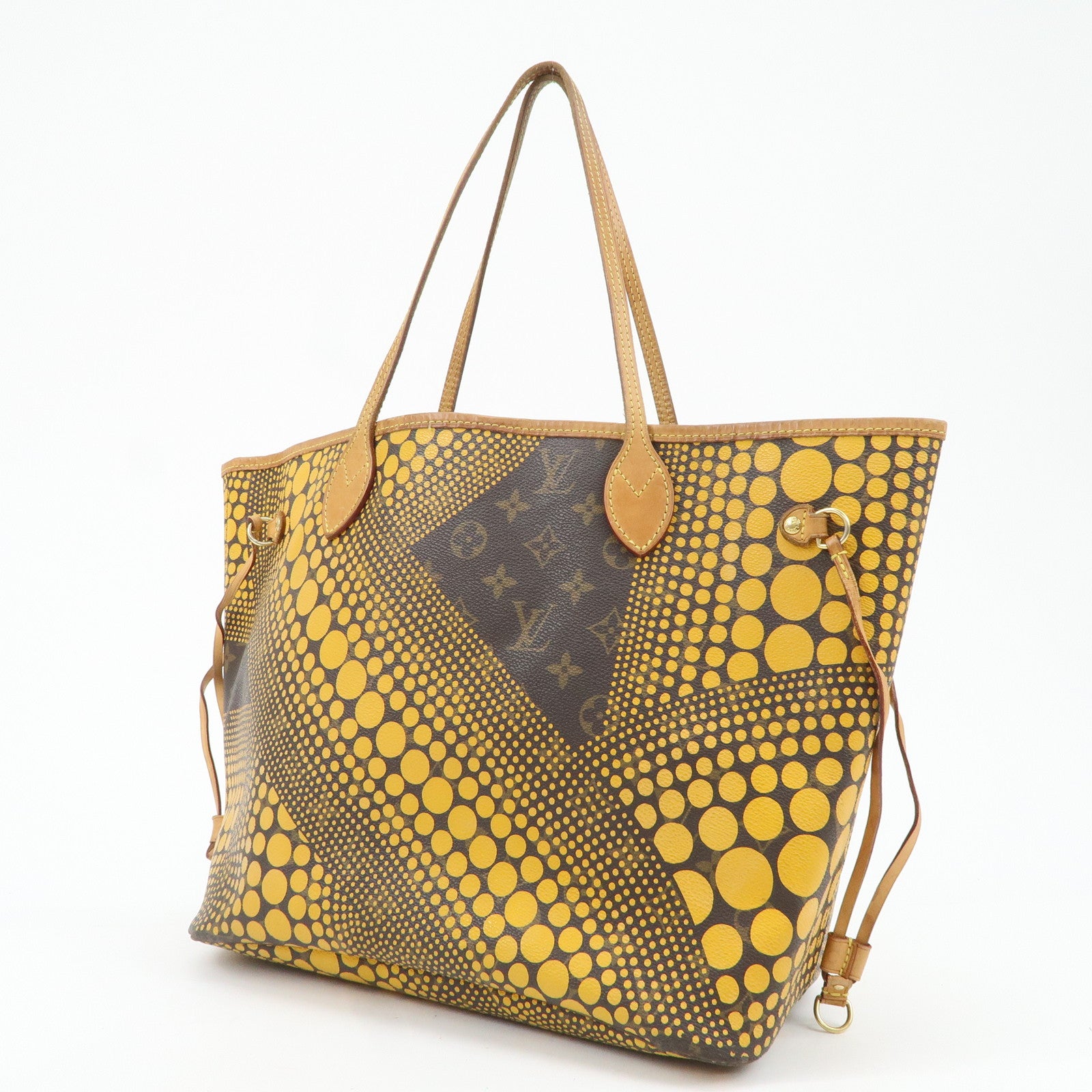 Louis Vuitton Yellow Pumpkin Dots Yayoi Kusama Neverfull MM M40685