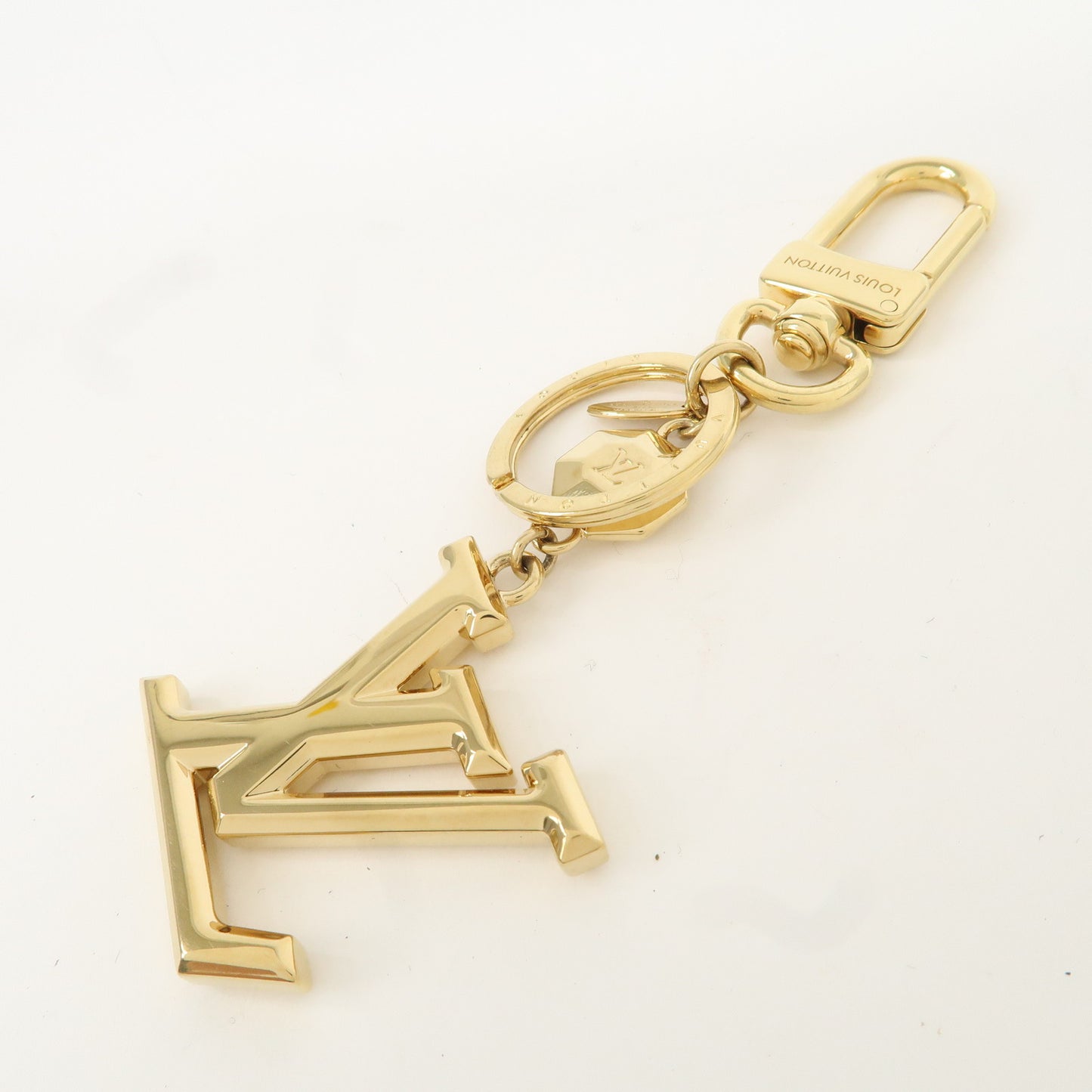 Louis Vuitton Porte Cles LV Facettes Bag Charm Gold M65216