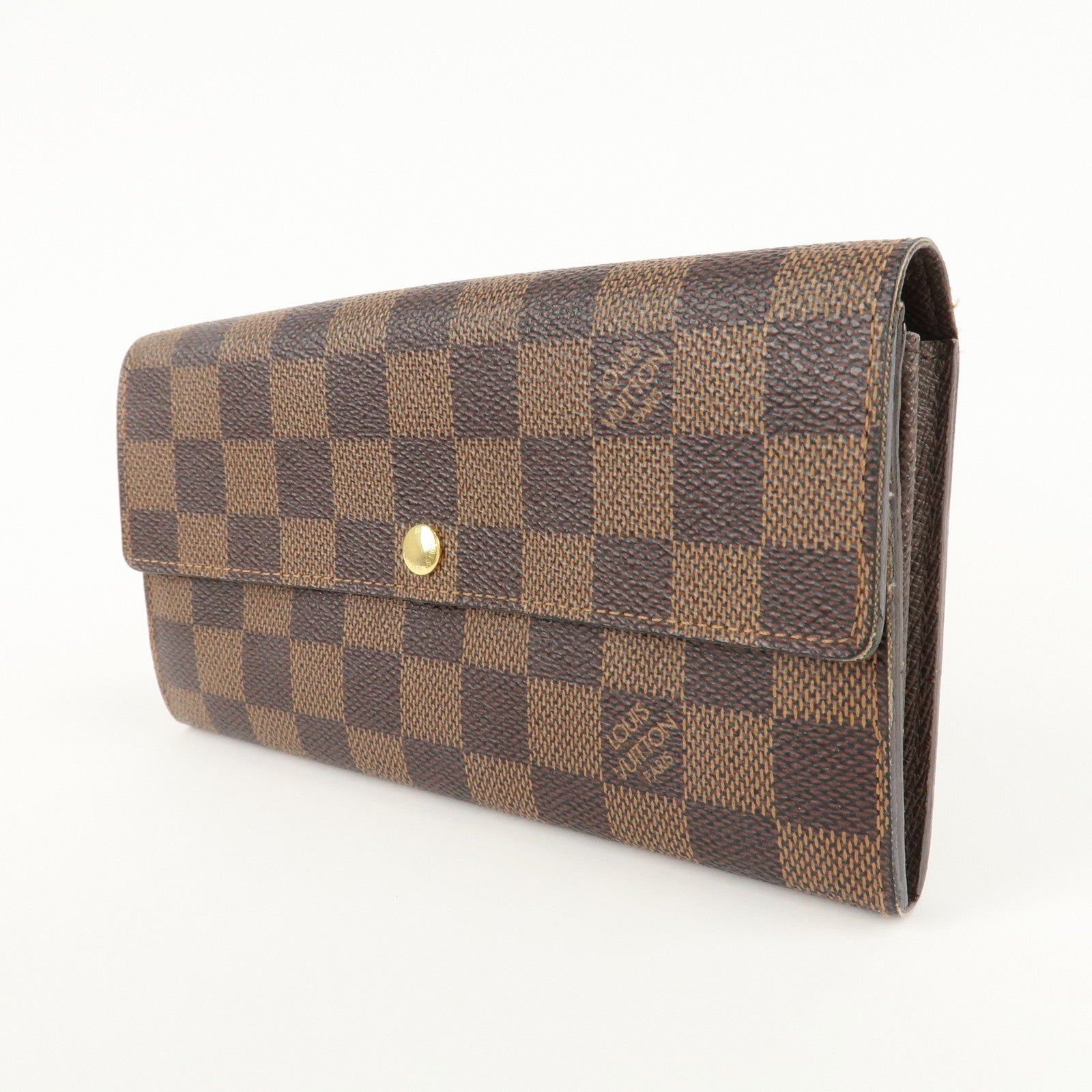 Louis Vuitton Damier Porte Monnaie Credit Long Wallet N61725