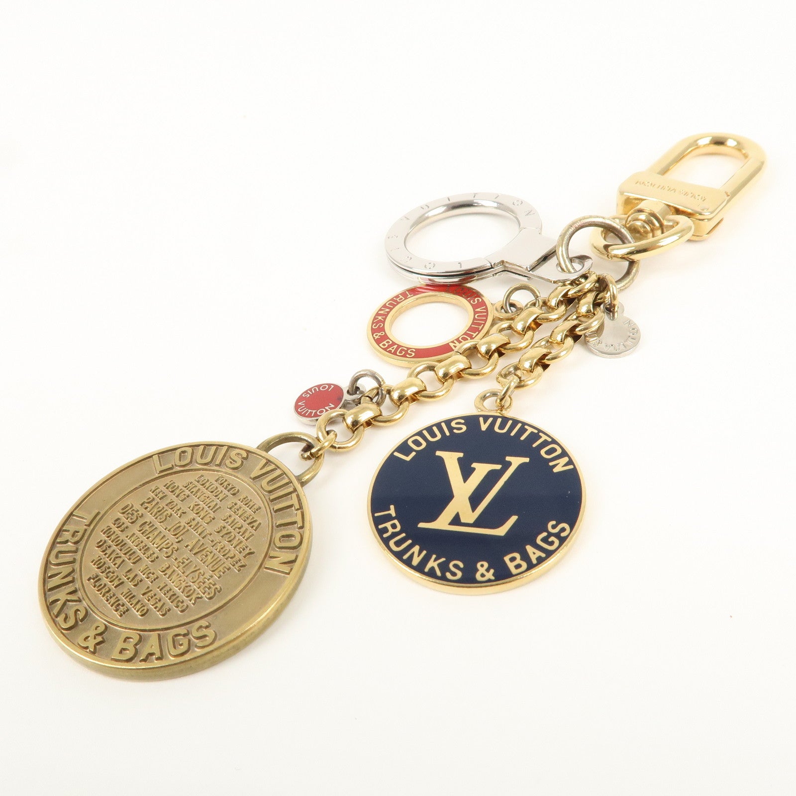 Louis Vuitton Porte Cles Chene T&B Bag Charm Key Holder M60076