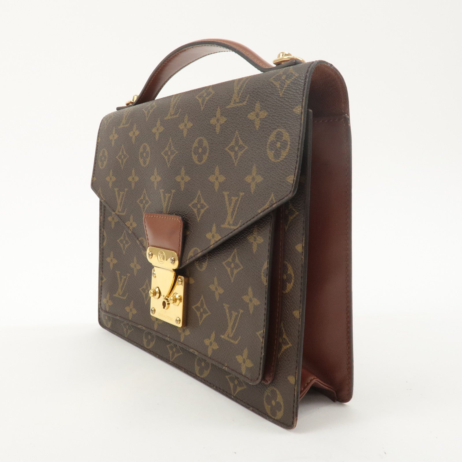 Louis Vuitton Monogram Monceau 28 Hand Bag Brief Case M51185