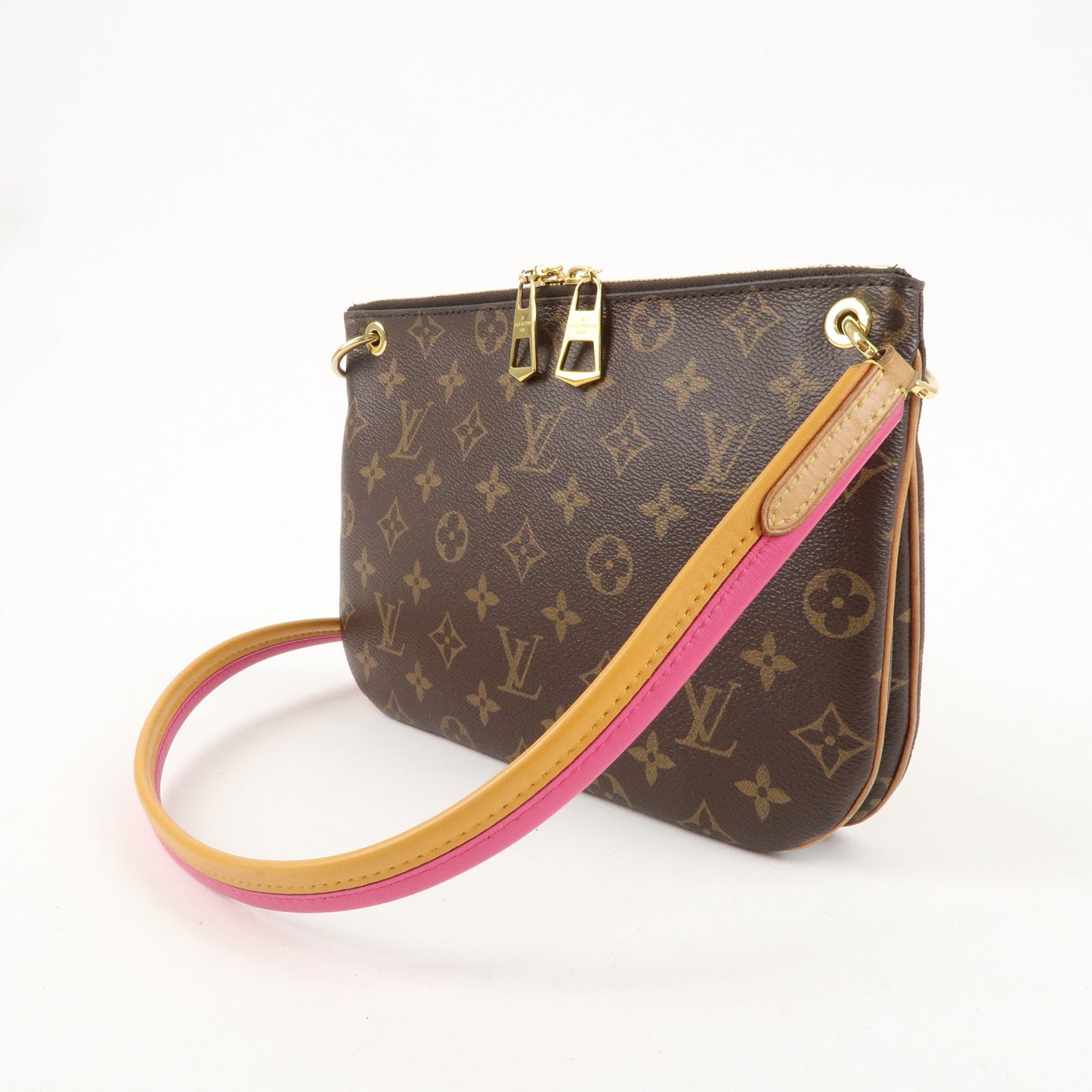 Louis Vuitton Monogram Lorette Shoulder Bag Hot Pink M44053