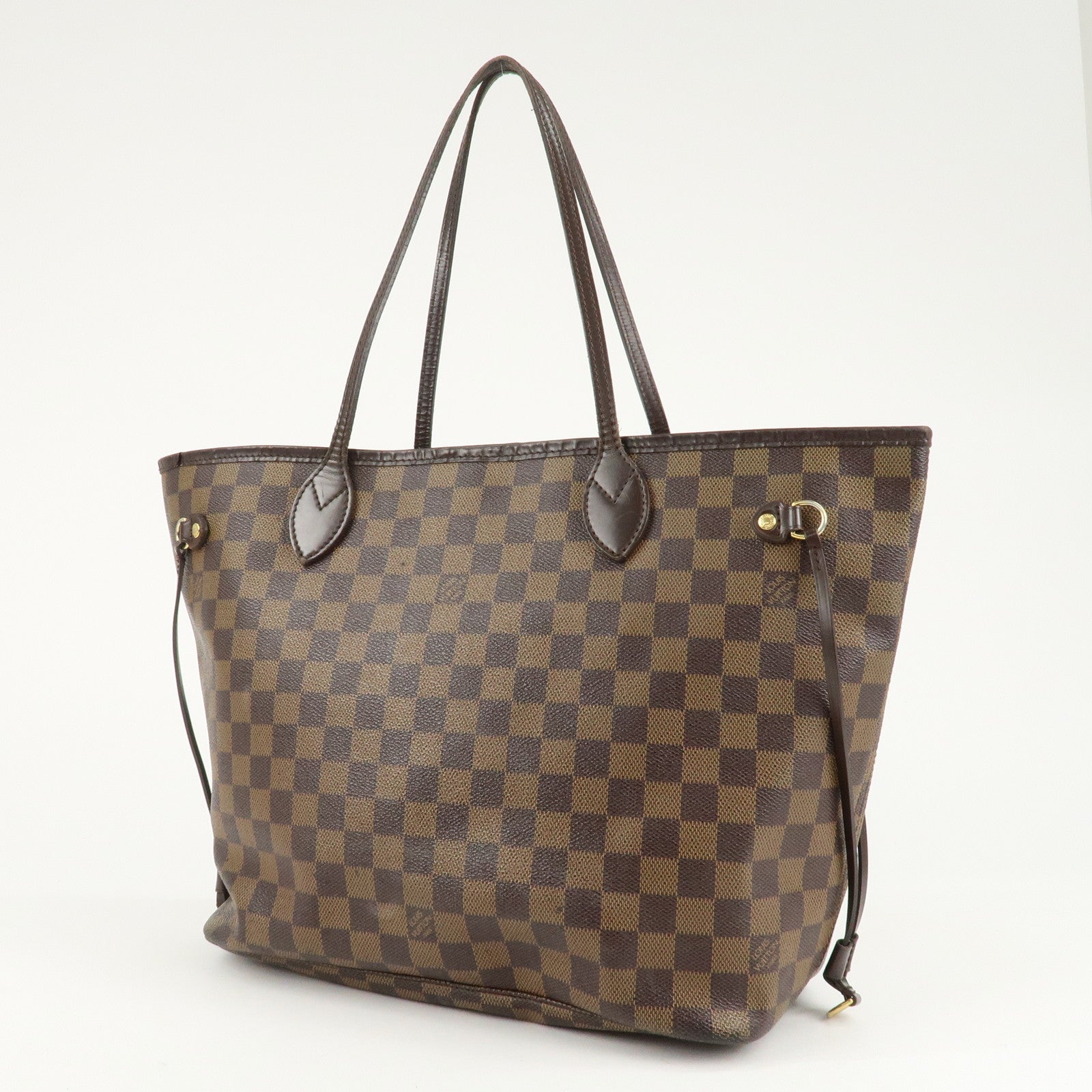 Louis Vuitton Damier Neverfull MM Tote Bag Damier Ebene N51105