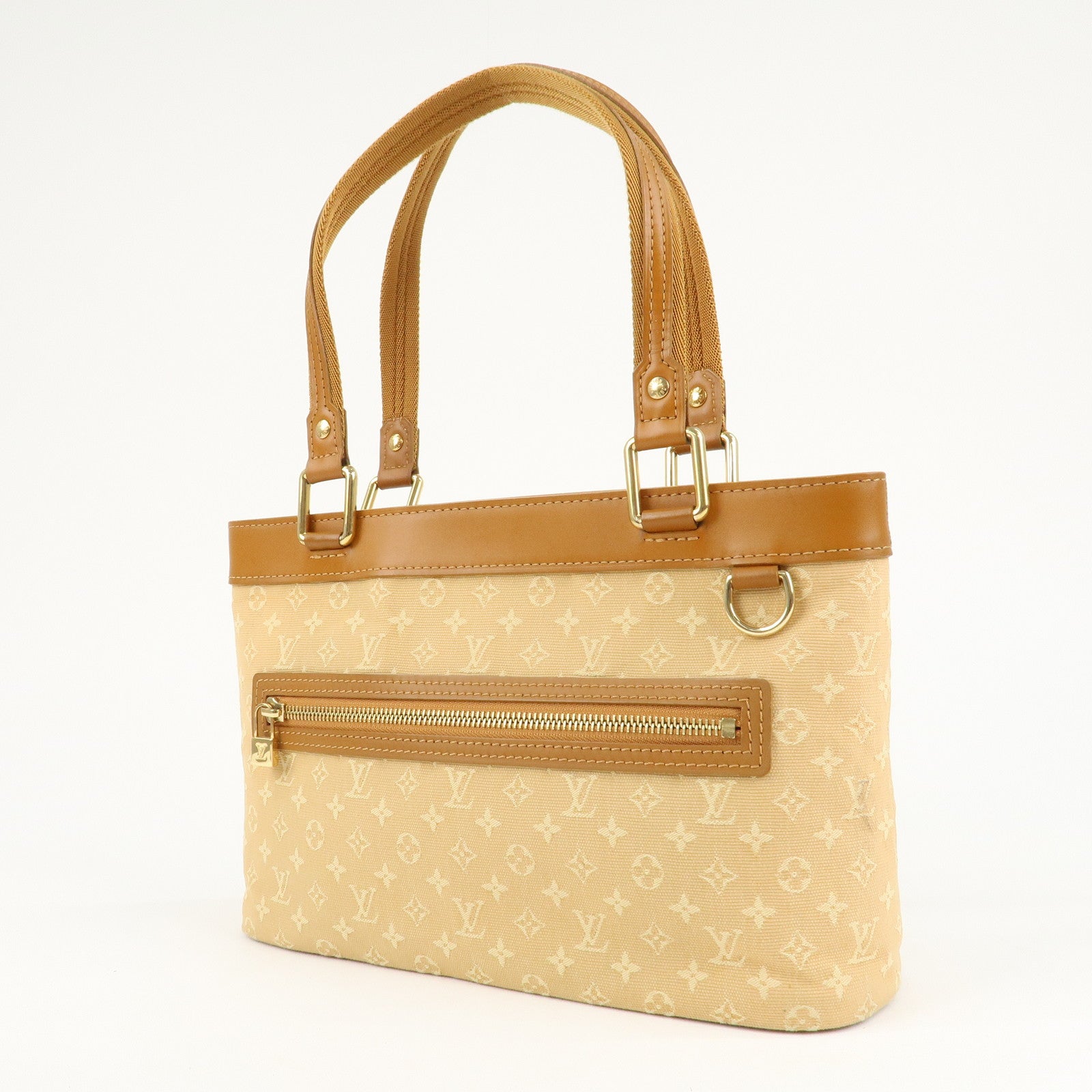 Louis Vuitton Monogram Mini Lucille PM Hand Bag Beige M92684