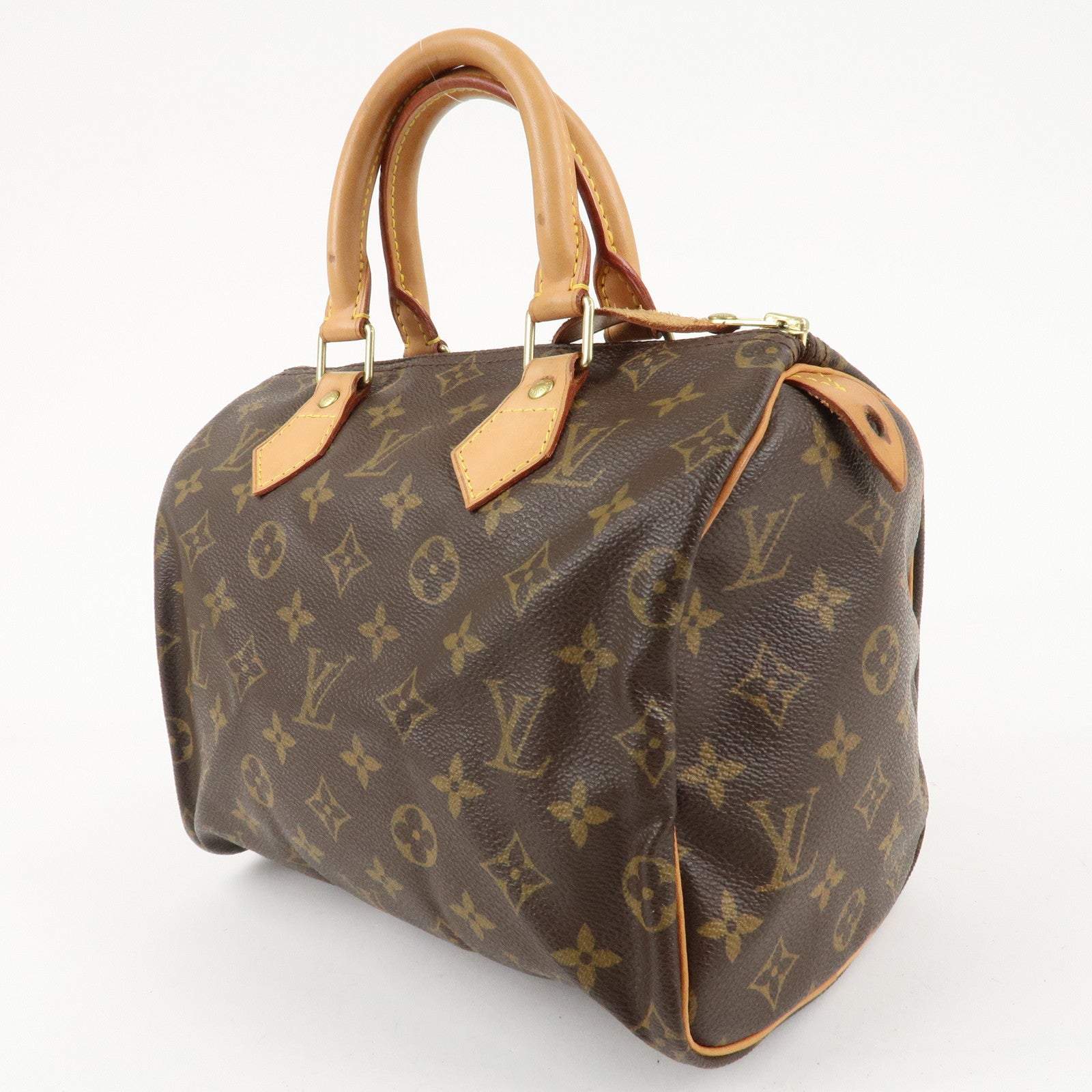 Louis Vuitton Monogram Speedy 25 Hand Bag Boston Bag M41528